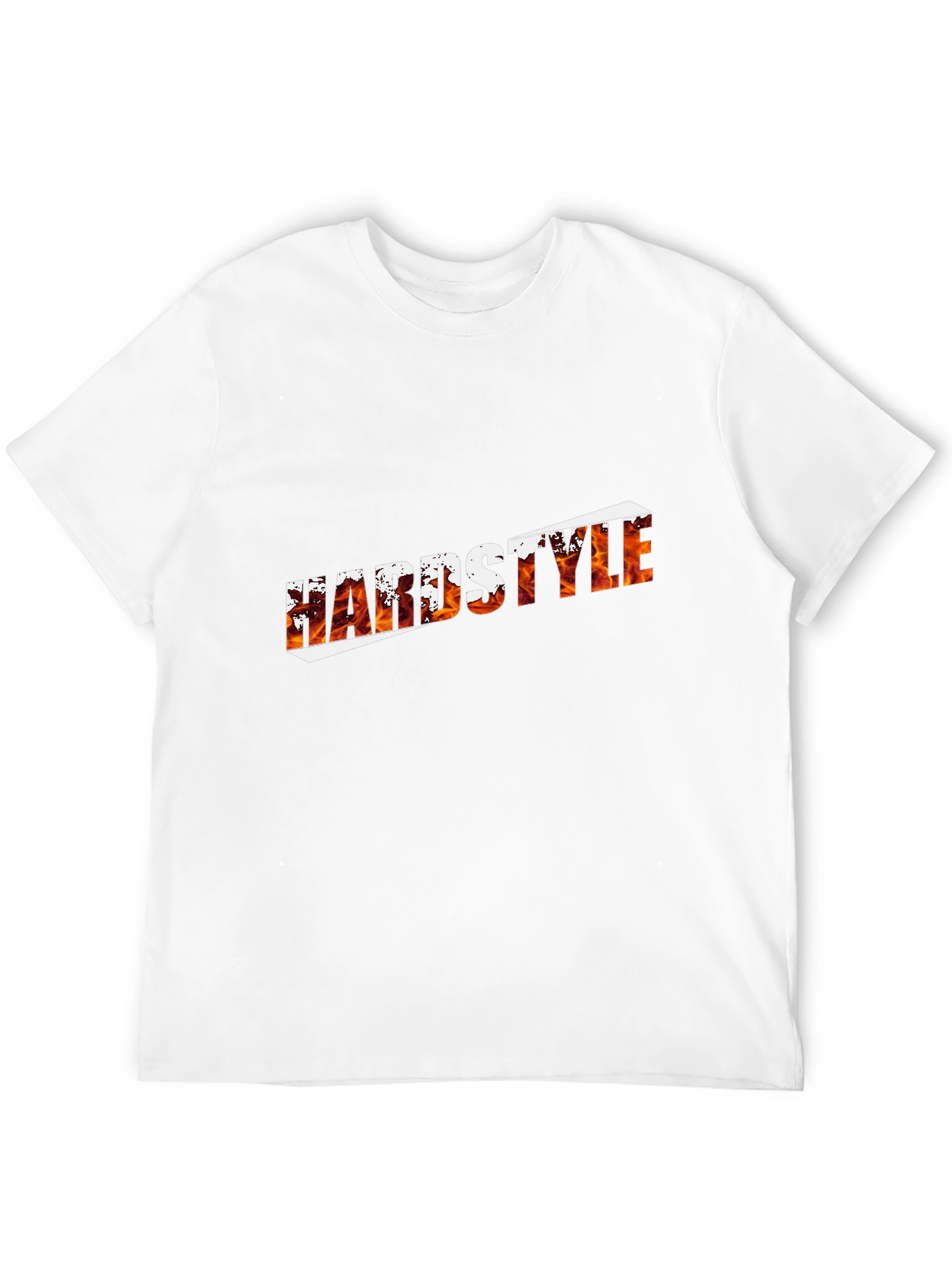 Black Hardstyle Fire Graphic Black T-Shirt view 12