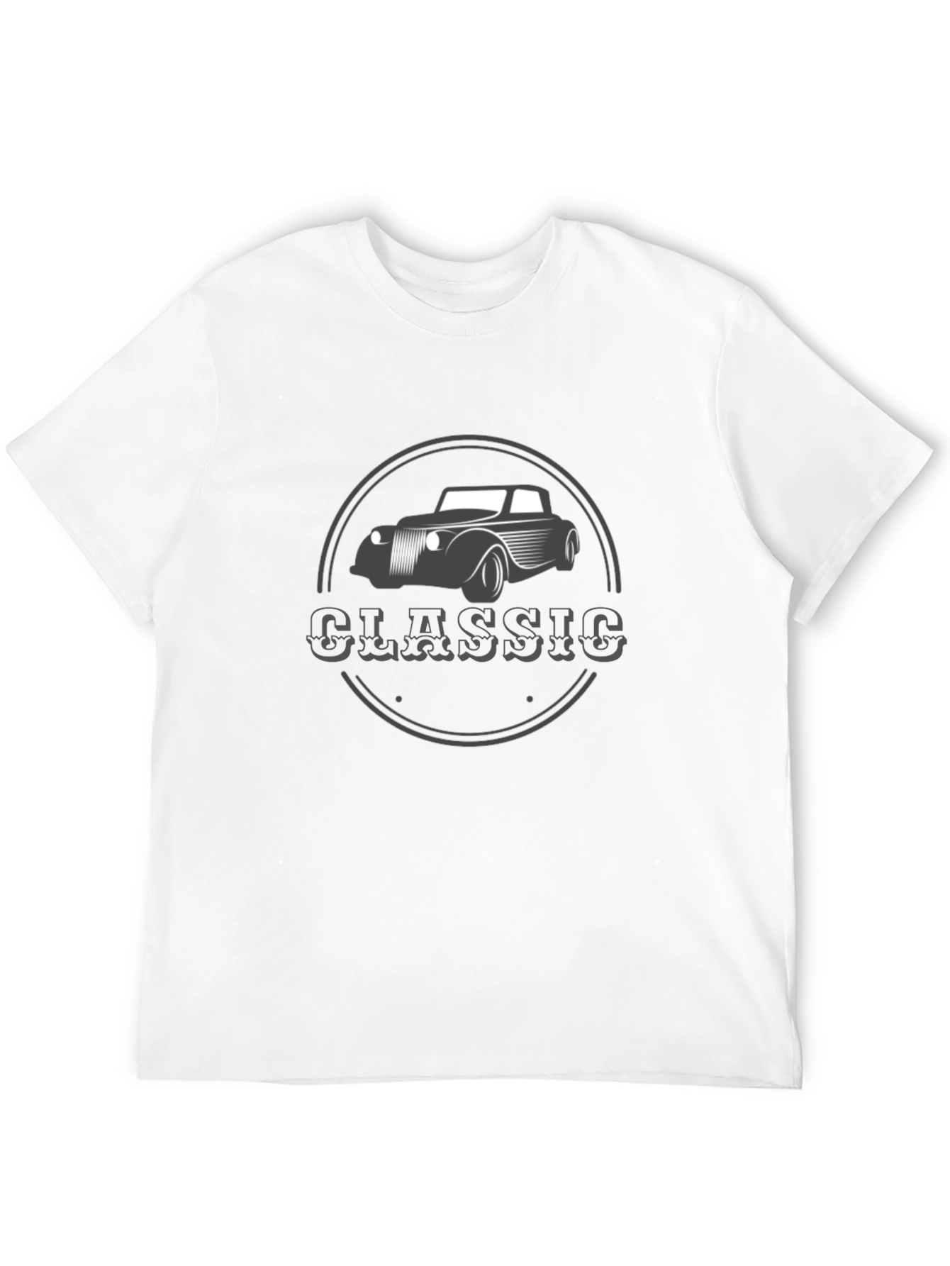 Black Classic Car Graphic T-Shirt - Black view 12