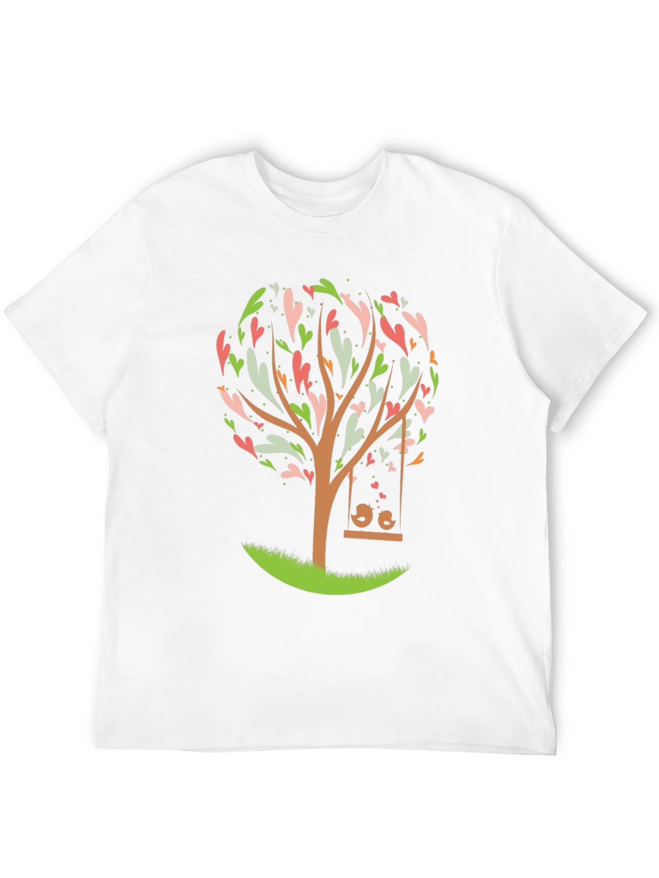 Black Love Tree Graphic Tee - Romantic Design view 12