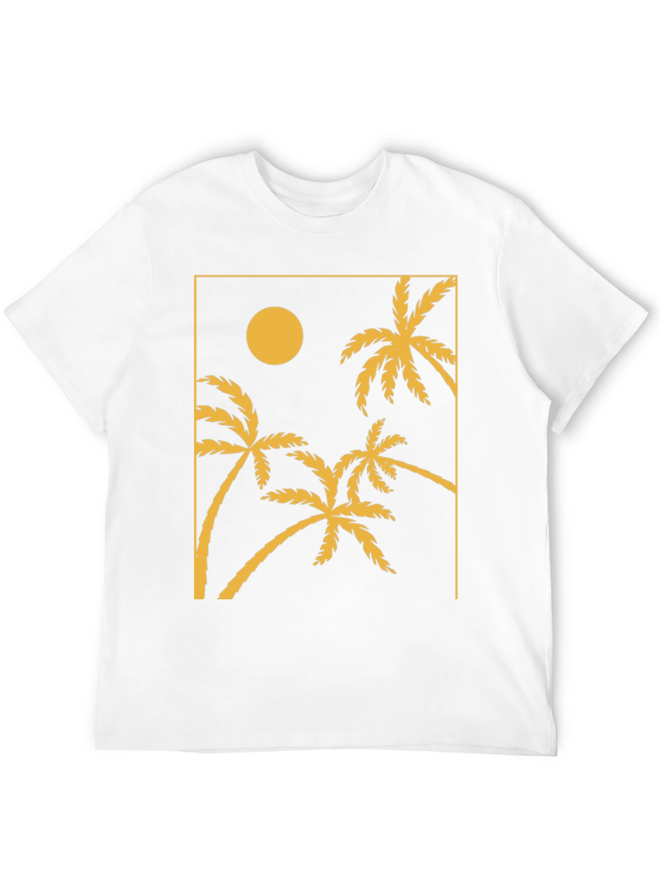 Black Palm Tree Graphic Tee - Tropical Vibes view 12