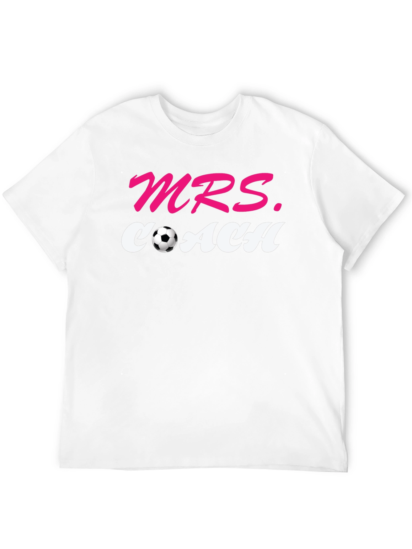 Black Mrs. Coach Soccer T-Shirt - Women's Sports Tee view 12