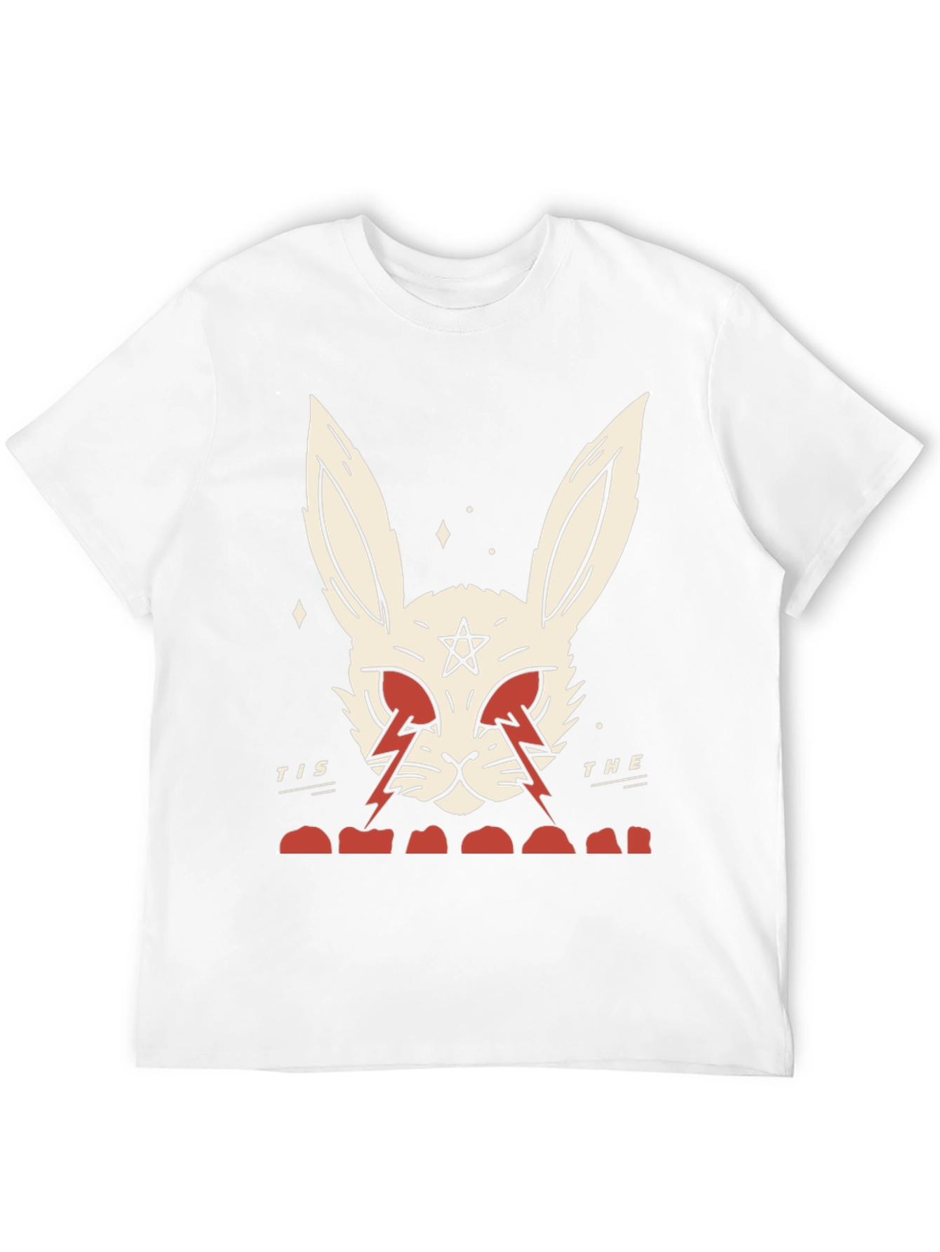 Black Occult Rabbit Graphic Tee view 12