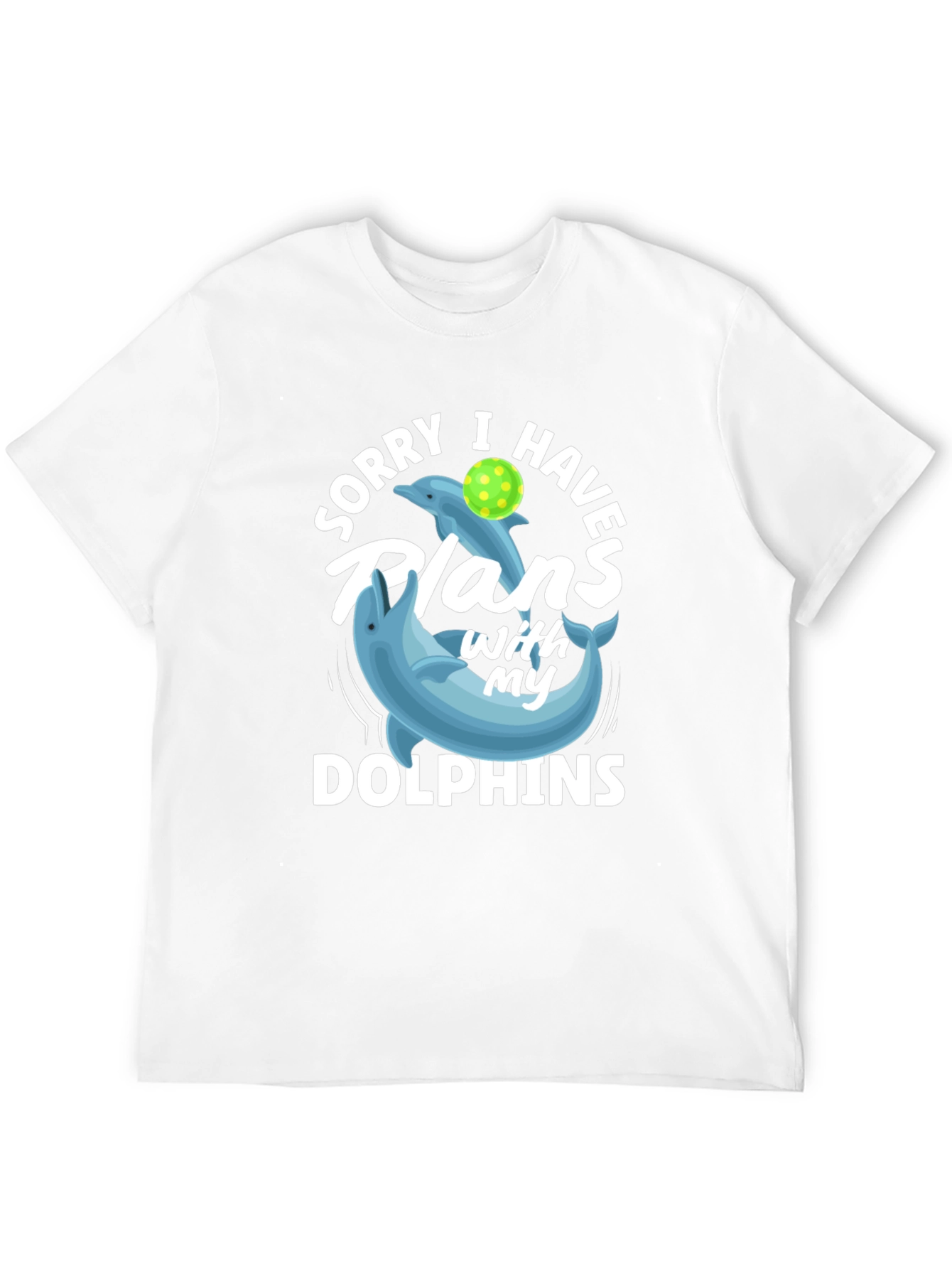 Black Dolphin Plans Graphic T-Shirt view 12