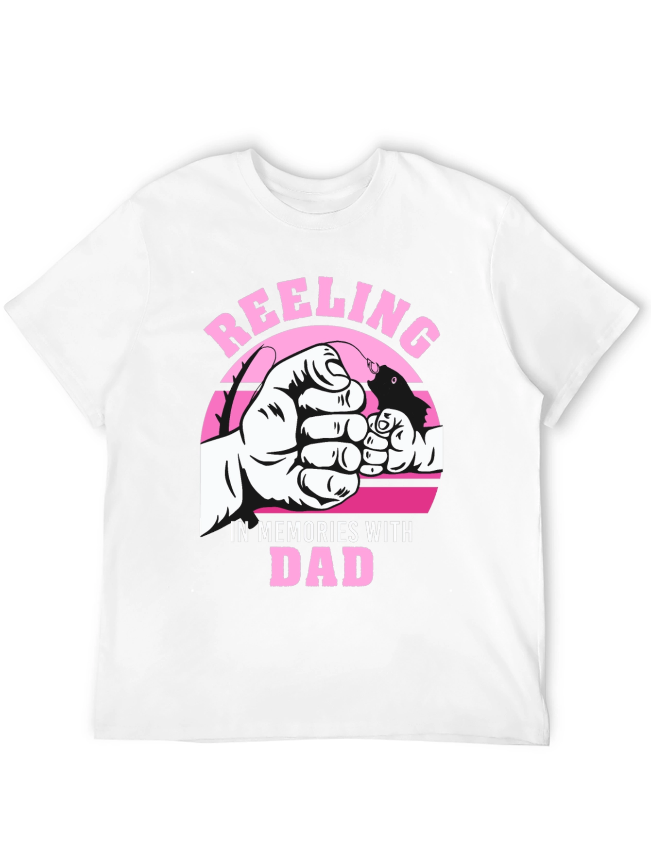 Black Reeling in Memories with Dad T-Shirt view 12