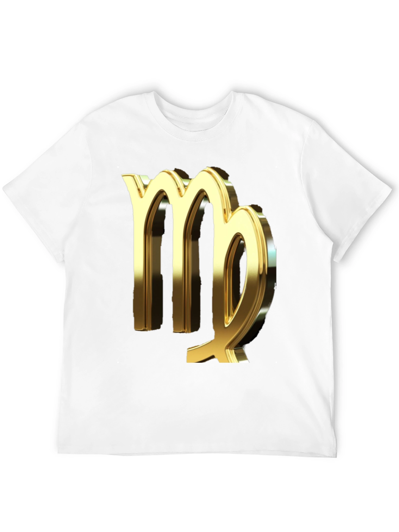 Black Zodiac Virgo Symbol T-Shirt view 12