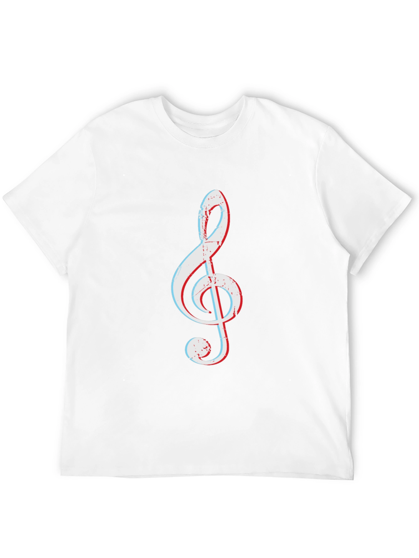 Black Treble Clef Graphic Tee - Music Lover's T-Shirt view 12