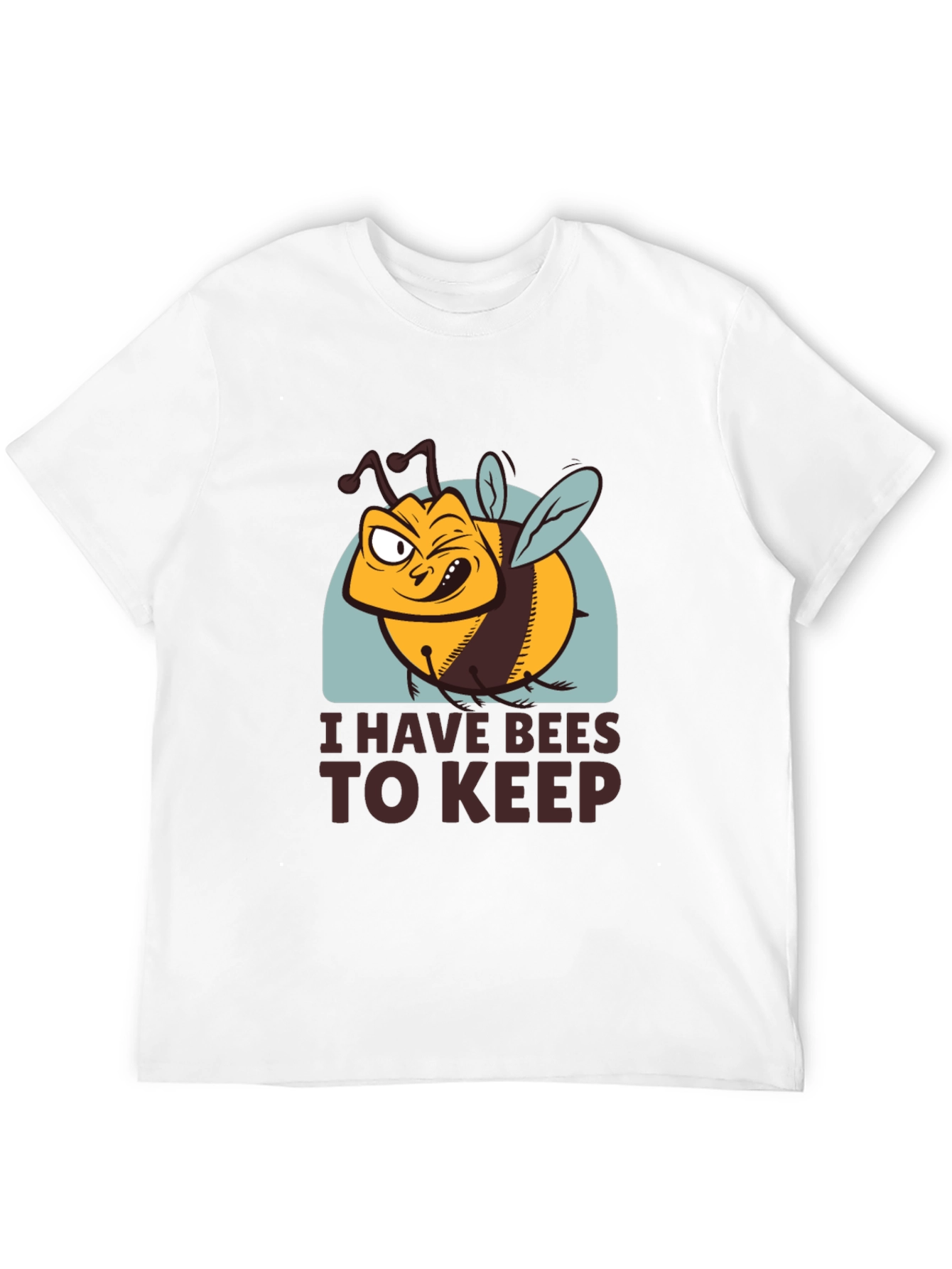 Black I Have Bees To Keep Funny T-Shirt view 12