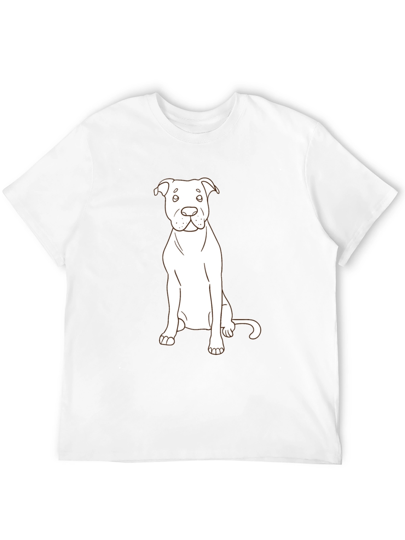 Black Dog Lover's Tee: Minimalist Pup Design view 12