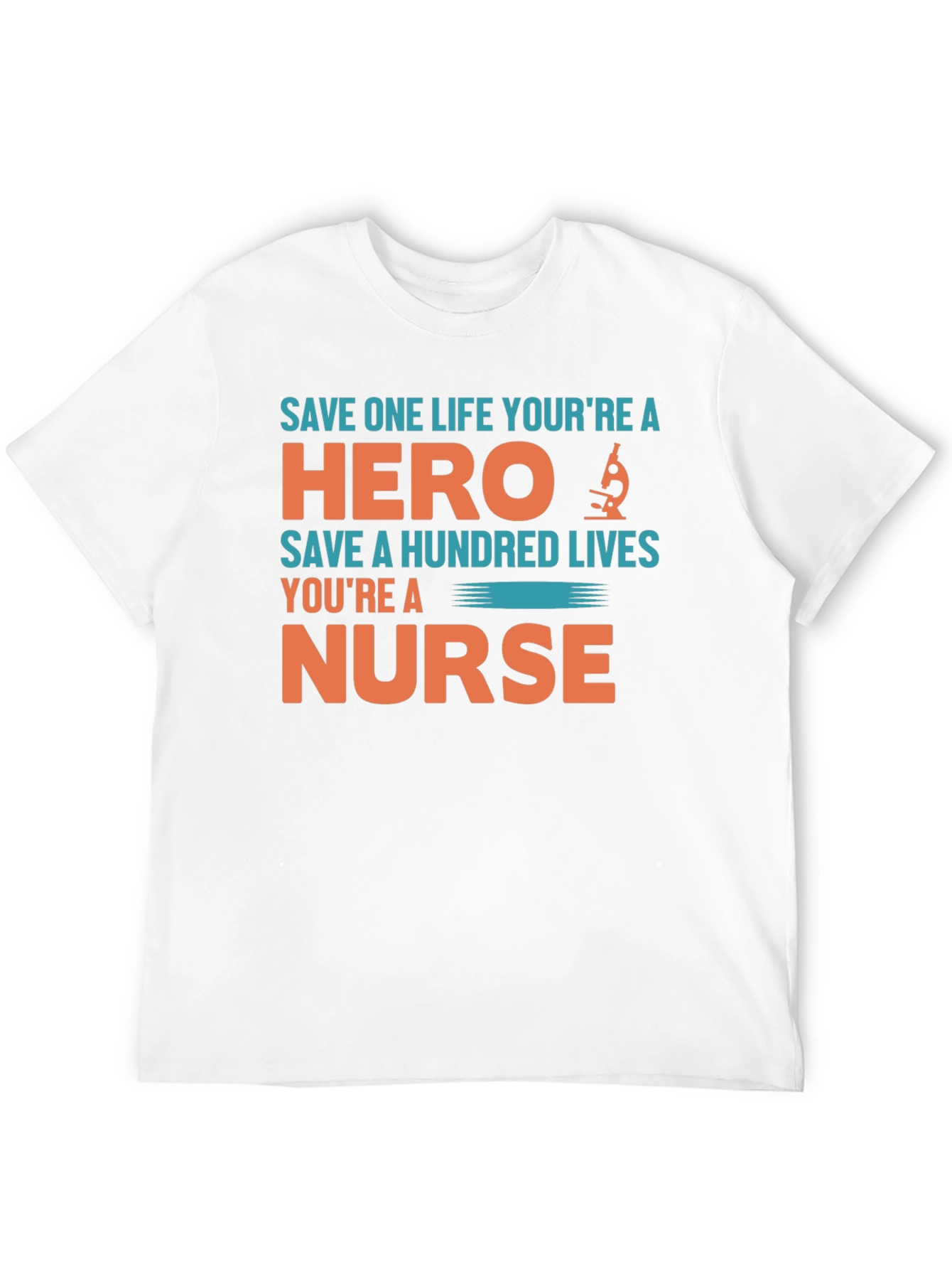 Black Nurse Hero T-Shirt - Save Lives view 12