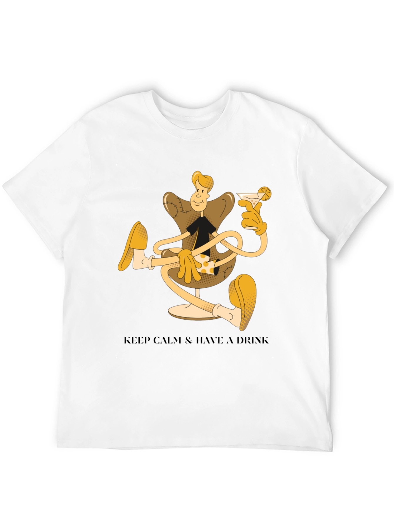 Black Relax and Unwind Graphic T-Shirt view 12