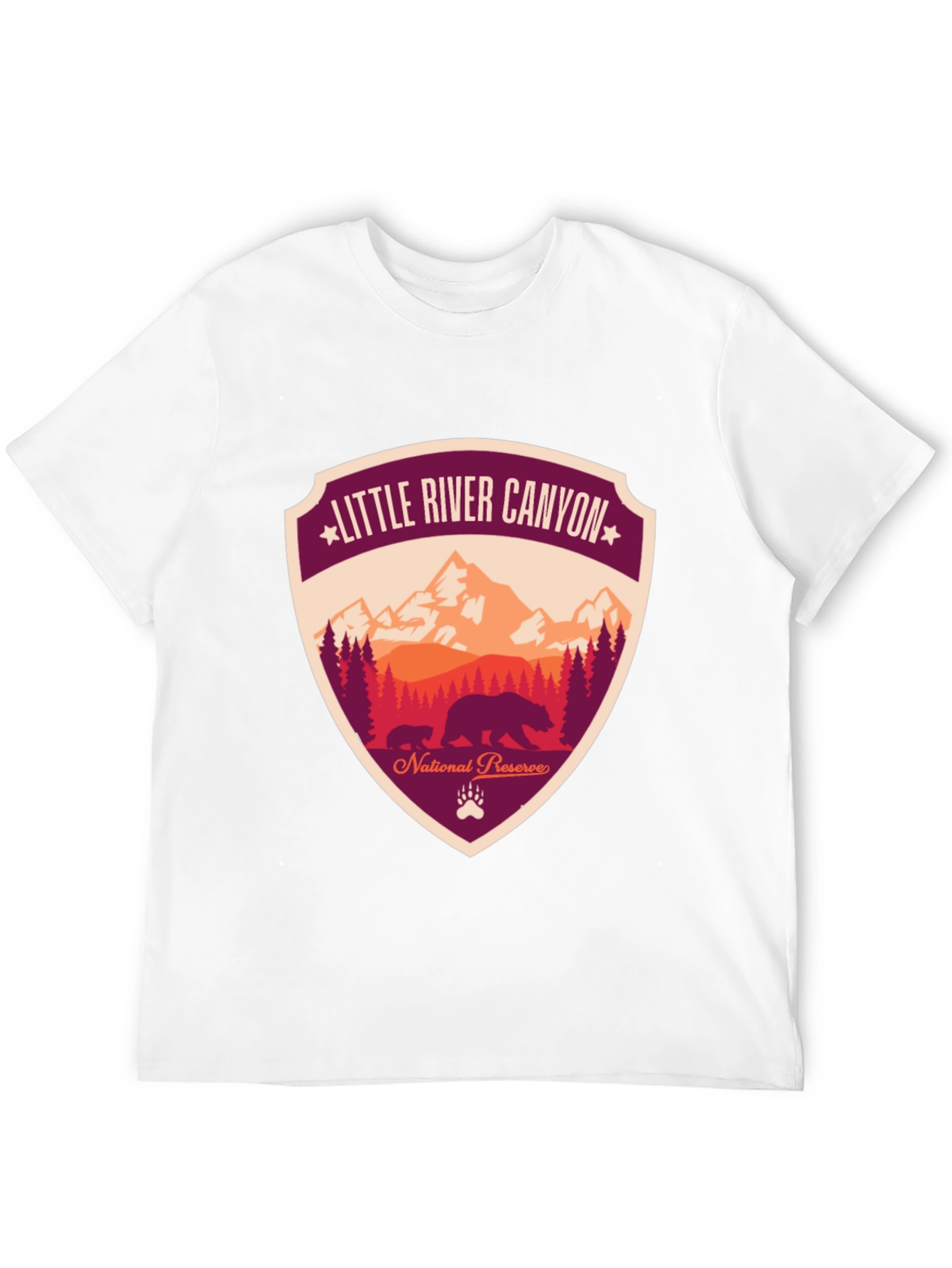 Black Little River Canyon National Reserve T-Shirt view 12