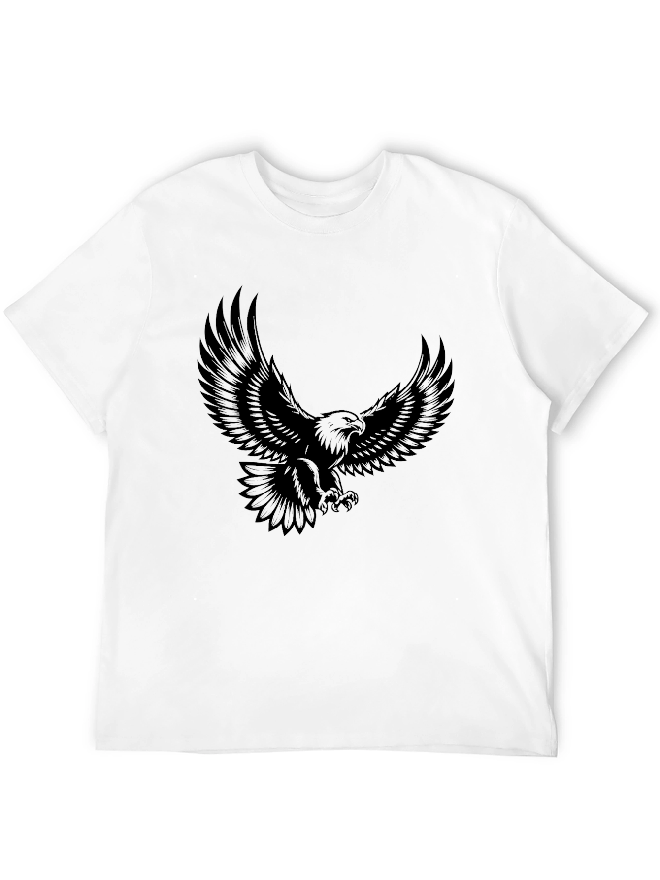 Black Black Eagle Graphic T-Shirt - Men's Fashion view 12