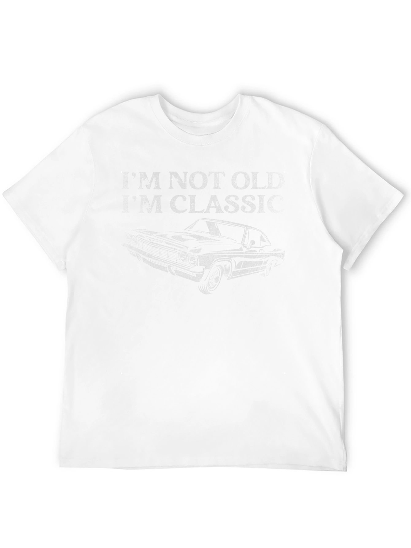 Black Classic Car Black Graphic Tee - I'm Not Old, I'm Classic view 12