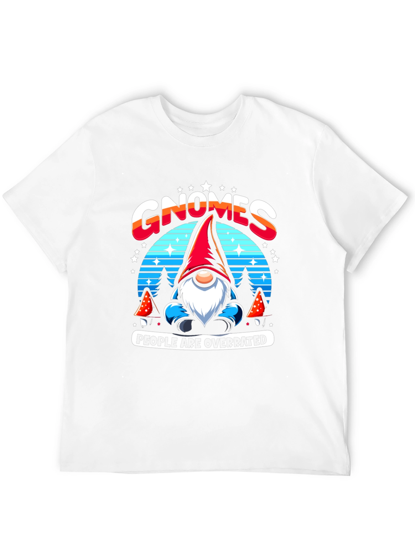 Black Gnomes Overrated Tee view 12