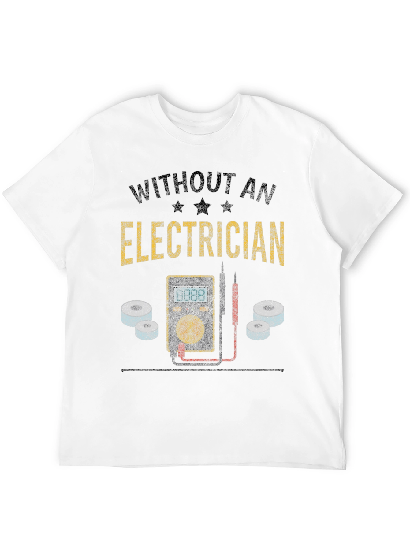 Black Electrician T-Shirt Funny Gift view 12