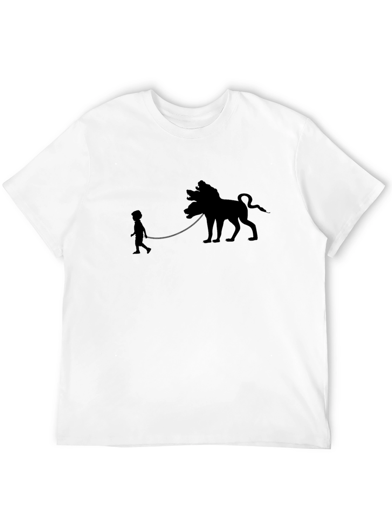 Black Silhouette Cerberus Graphic Tee - Black view 12