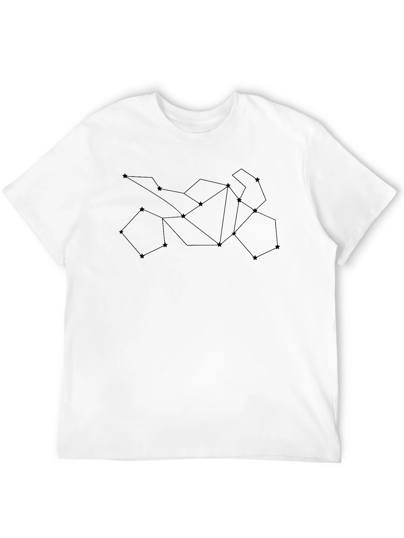 Black Constellation Graphic Tee - Modern Style view 12