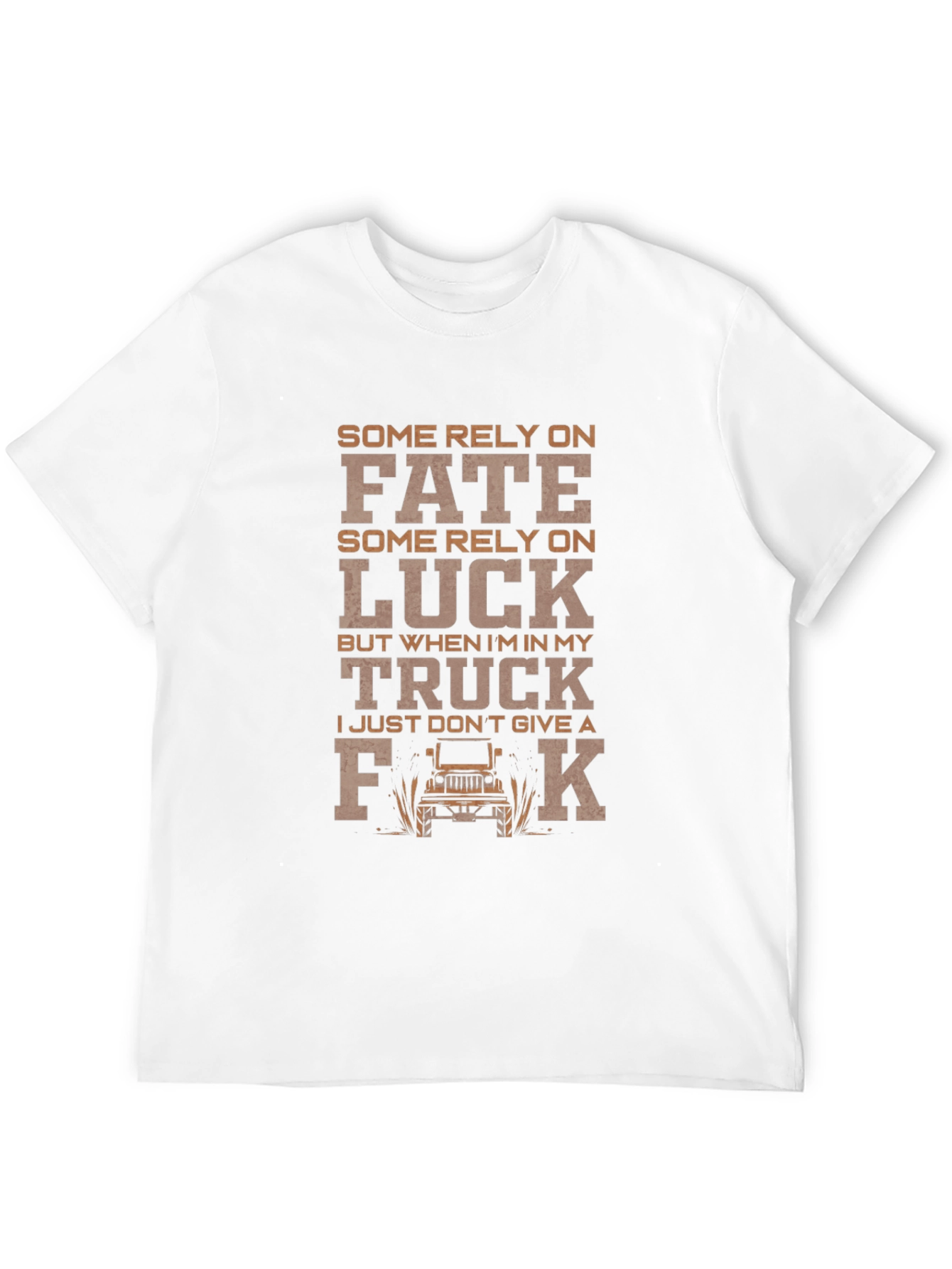 Black Fate Luck Truck Graphic T-Shirt view 12