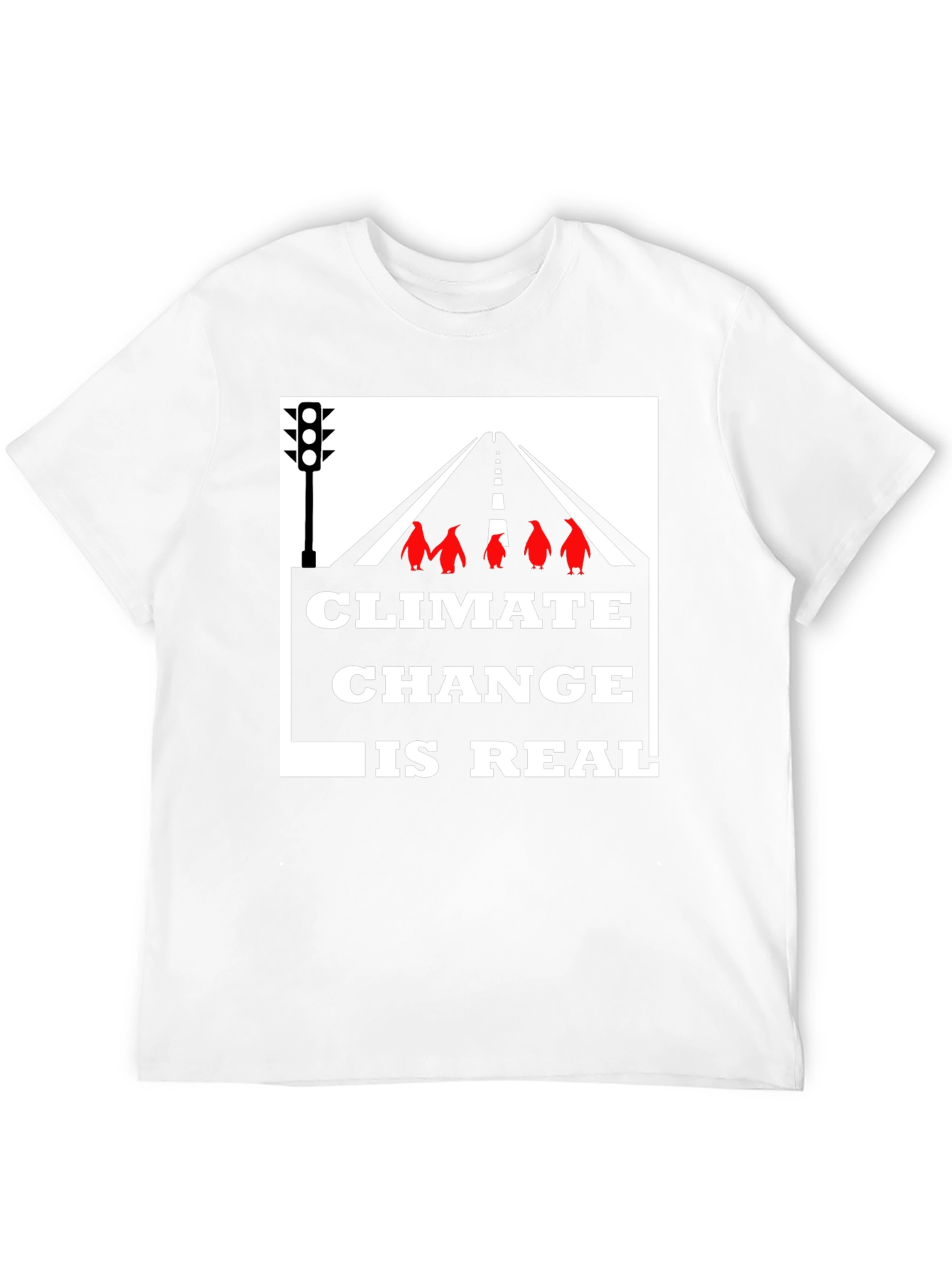 Black Climate Change Awareness Graphic Tee - Black view 12