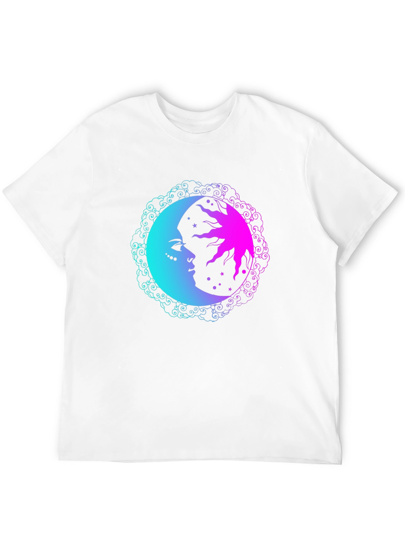 Black Sun & Moon Graphic Tee - Cosmic Comfort view 12