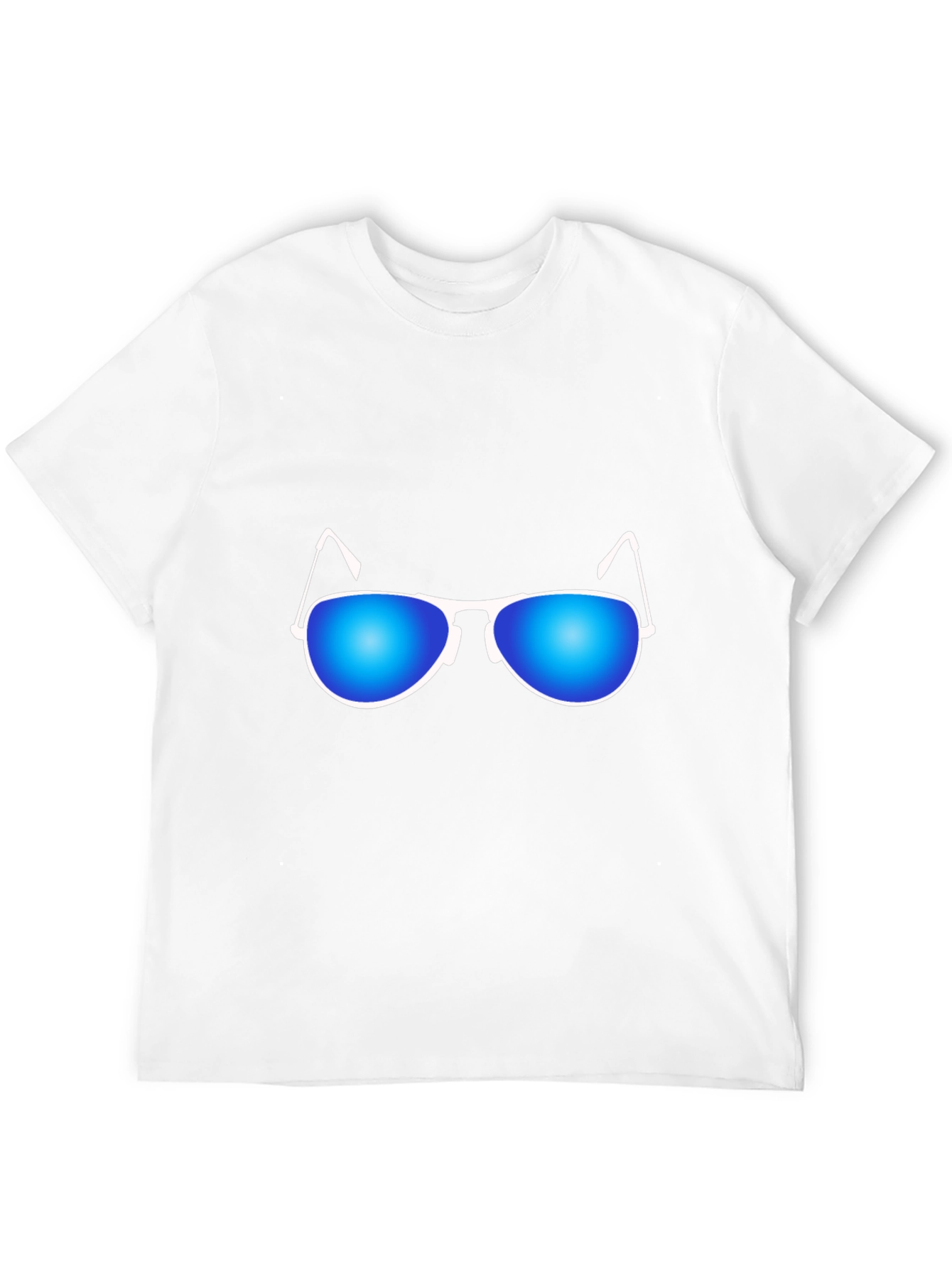 Black Cool Shades Graphic Tee - Black Cotton T-Shirt view 12