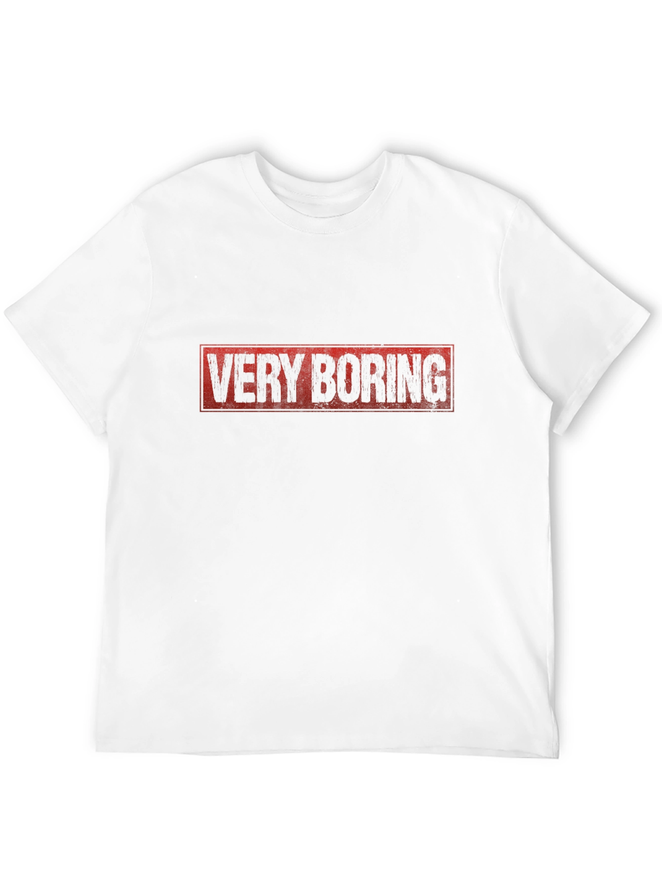 Black Very Boring Graphic T-Shirt -  Funny Sarcastic Tee view 12