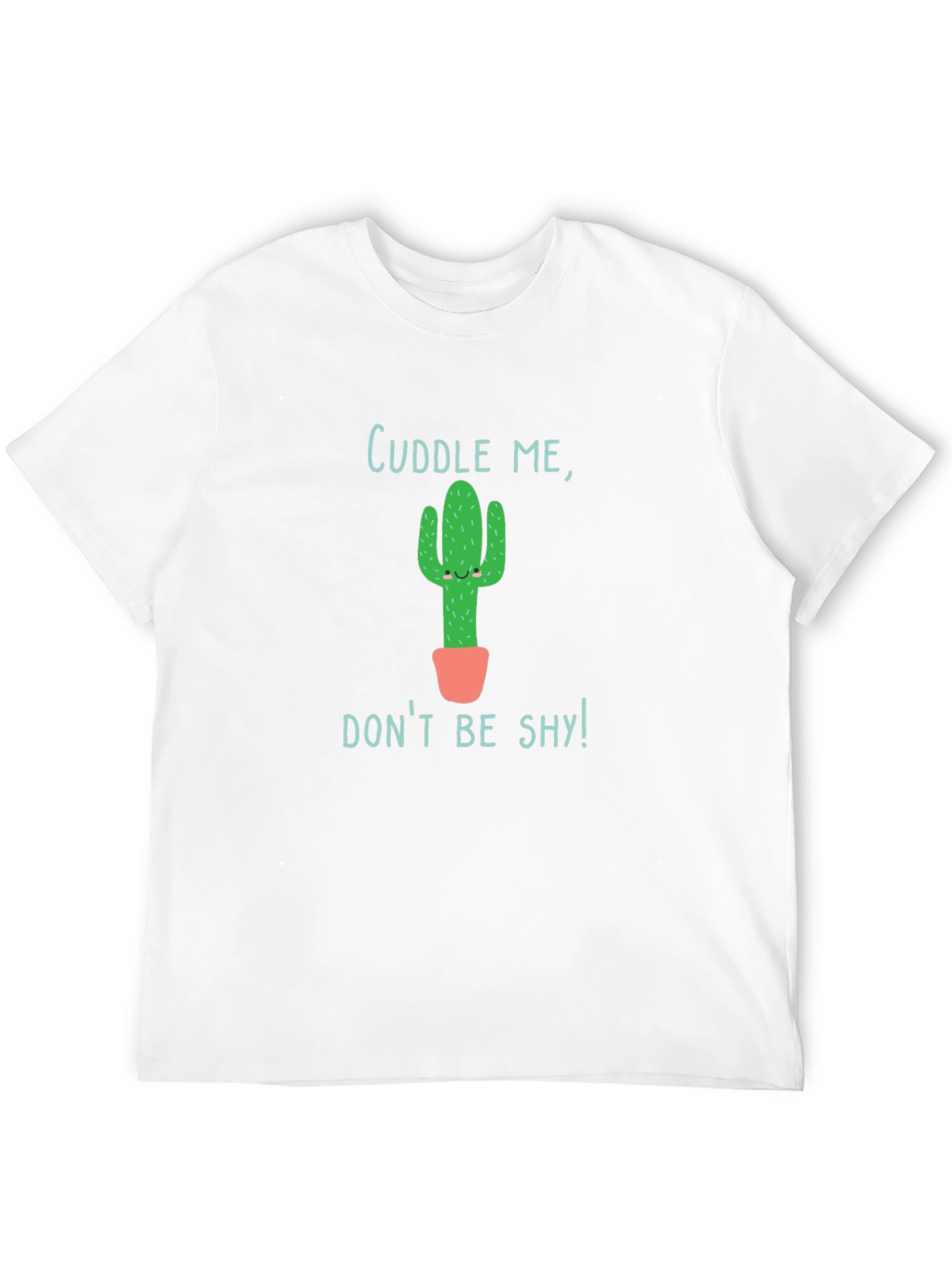 Black Cuddle Me Cactus Graphic Tee - Soft Cotton Blend view 12