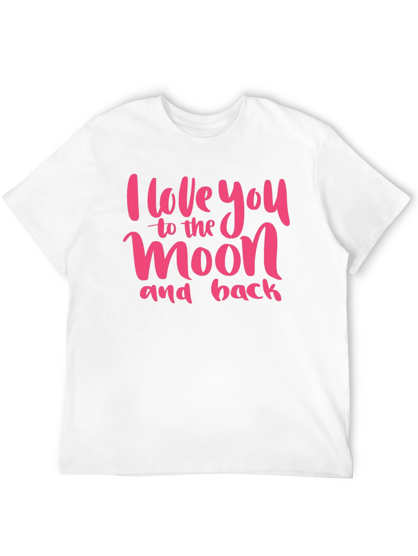 Black I Love You to the Moon and Back T-Shirt view 12
