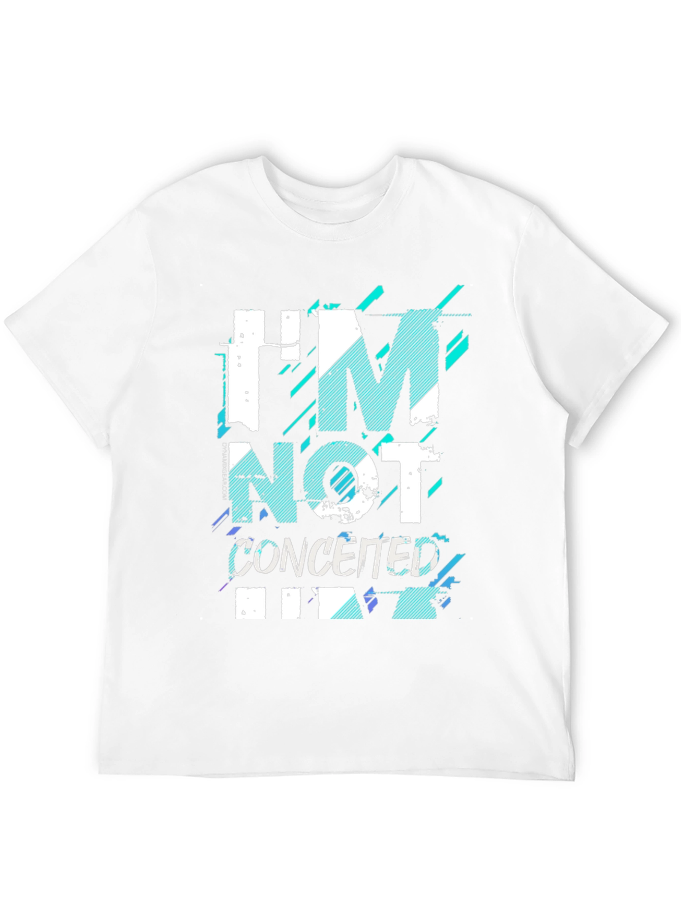 Black I'm Not Conceited Men's Black Graphic Tee view 12