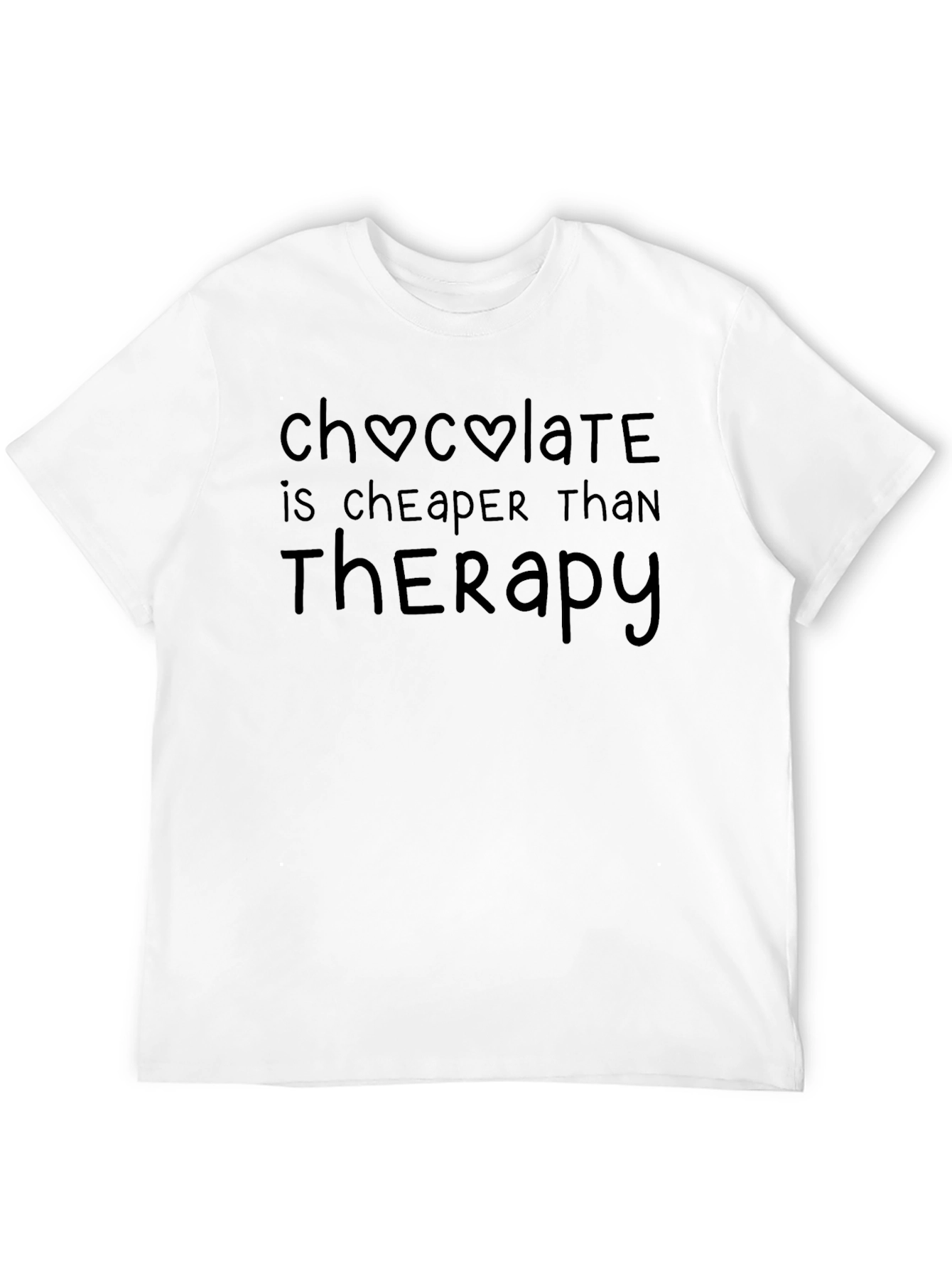 Black Chocolate Cheaper Than Therapy Graphic Tee view 12