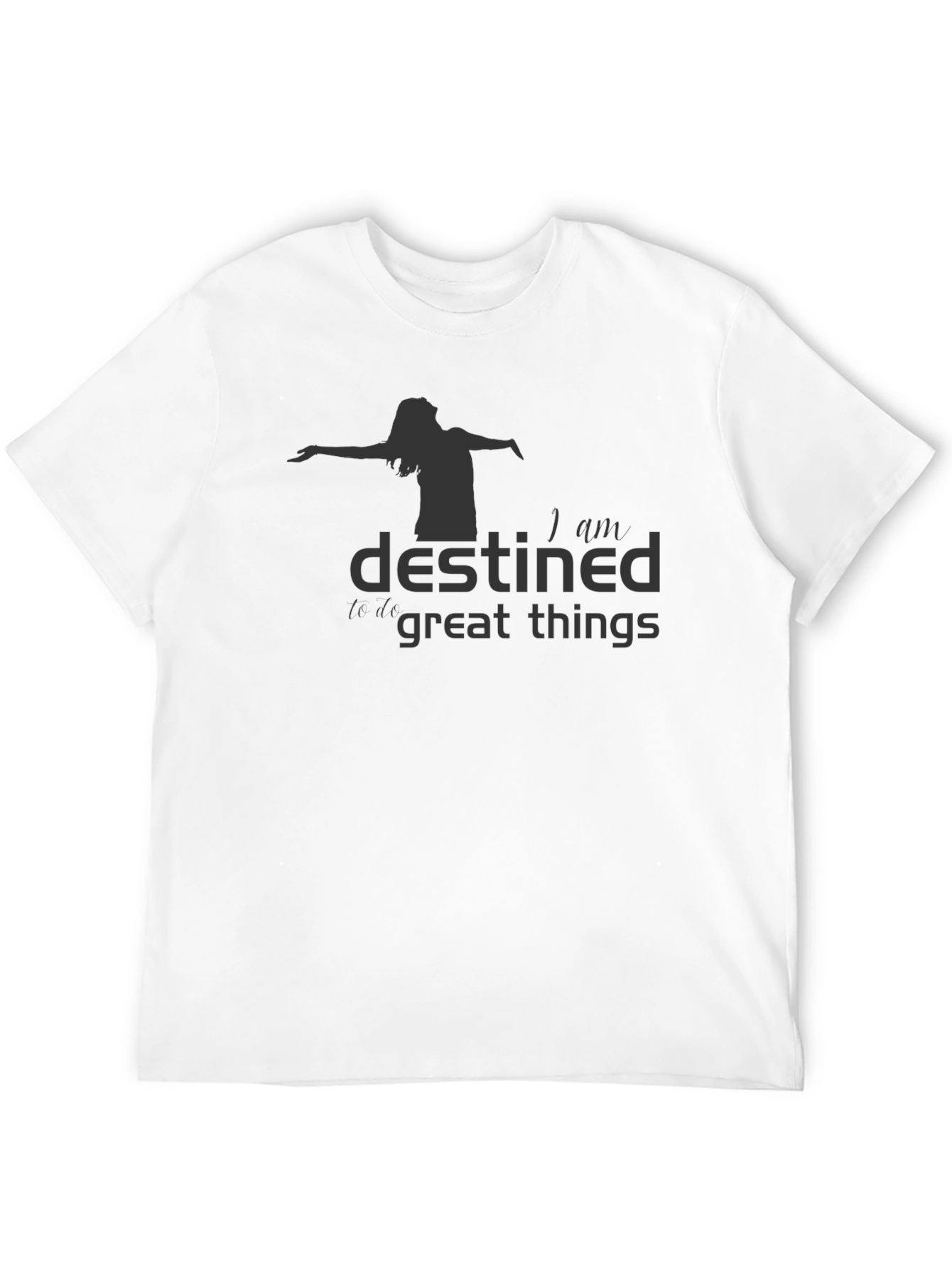 Black Destined For Great Things Graphic Tee - Black view 12