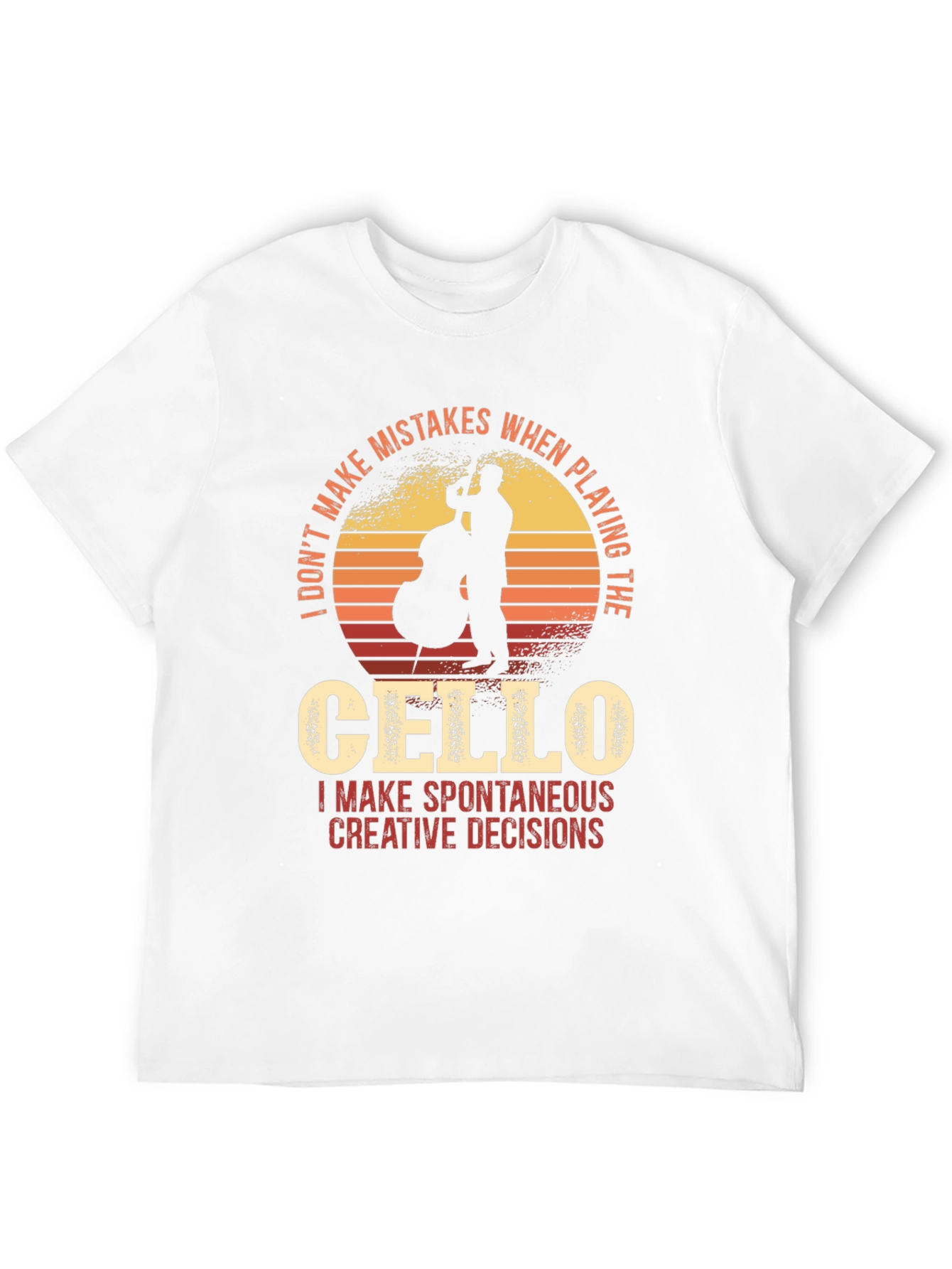 Black Cello Player T-Shirt - Funny Musician Tee view 12