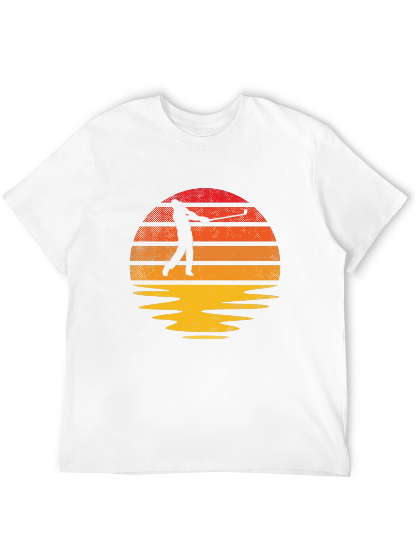 Black Golfer Sunset Graphic Tee - Classic Fit view 12