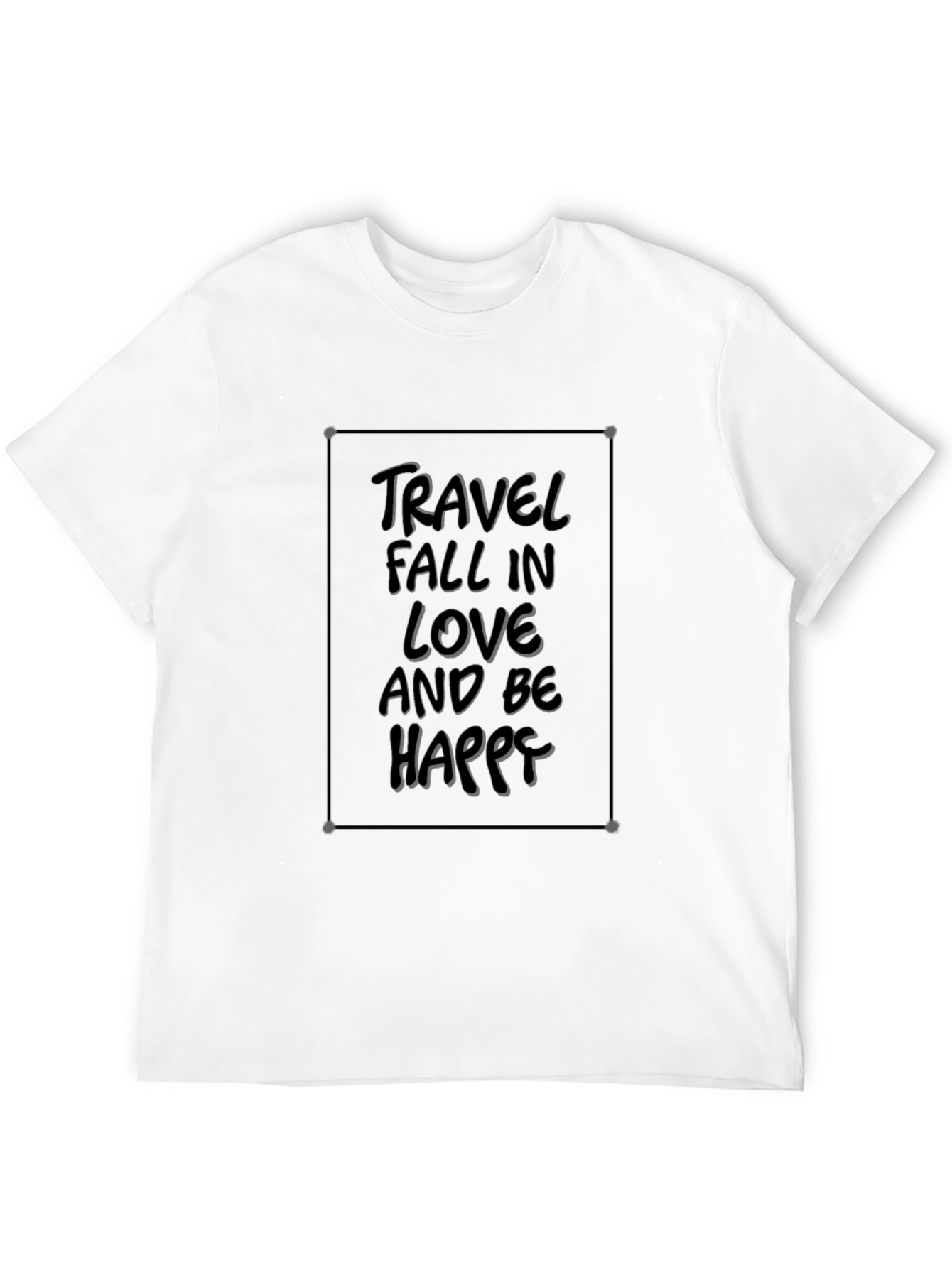 Black Travel, Fall In Love T-Shirt view 12