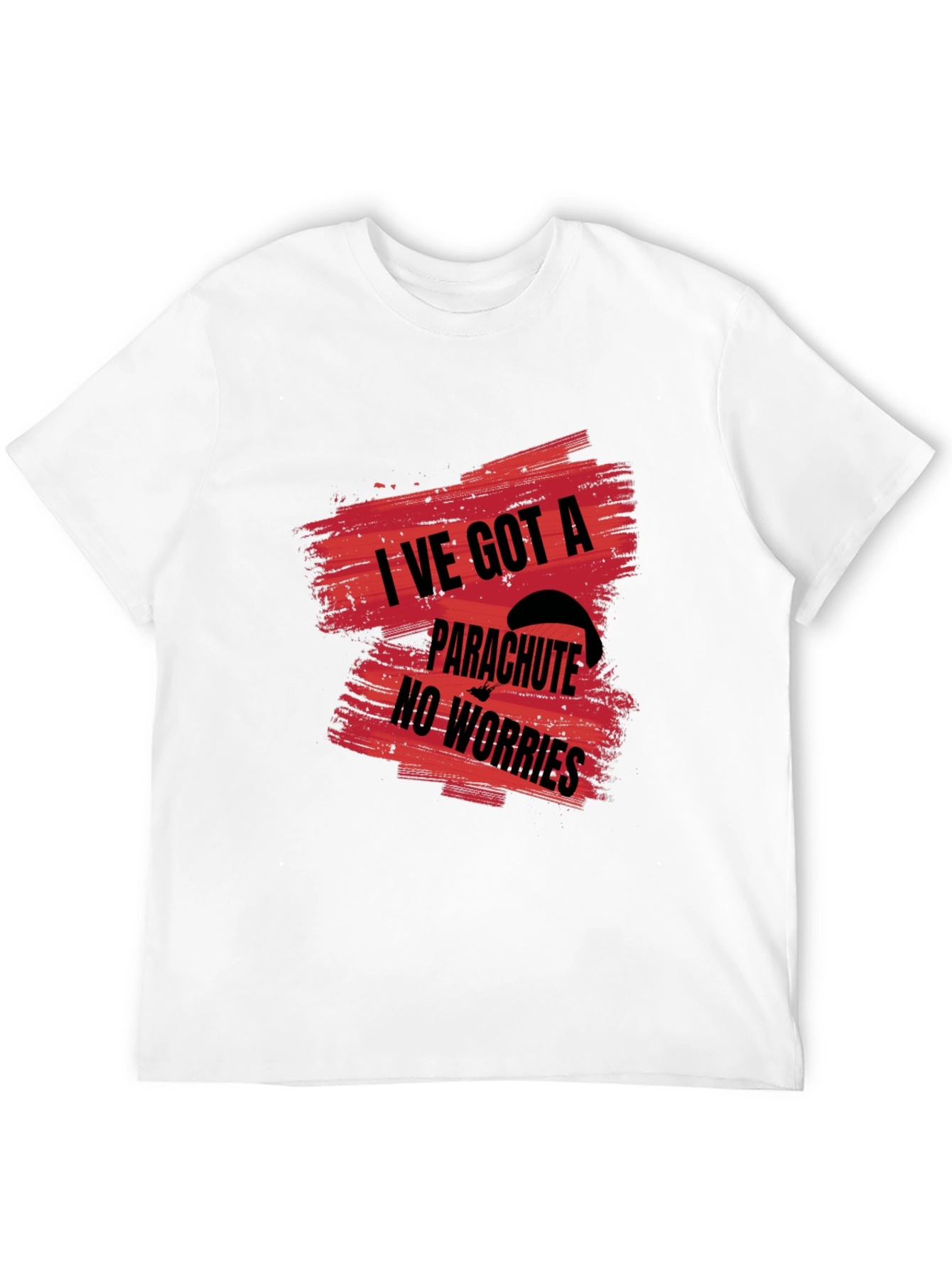 Black I've Got a Parachute T-Shirt view 12