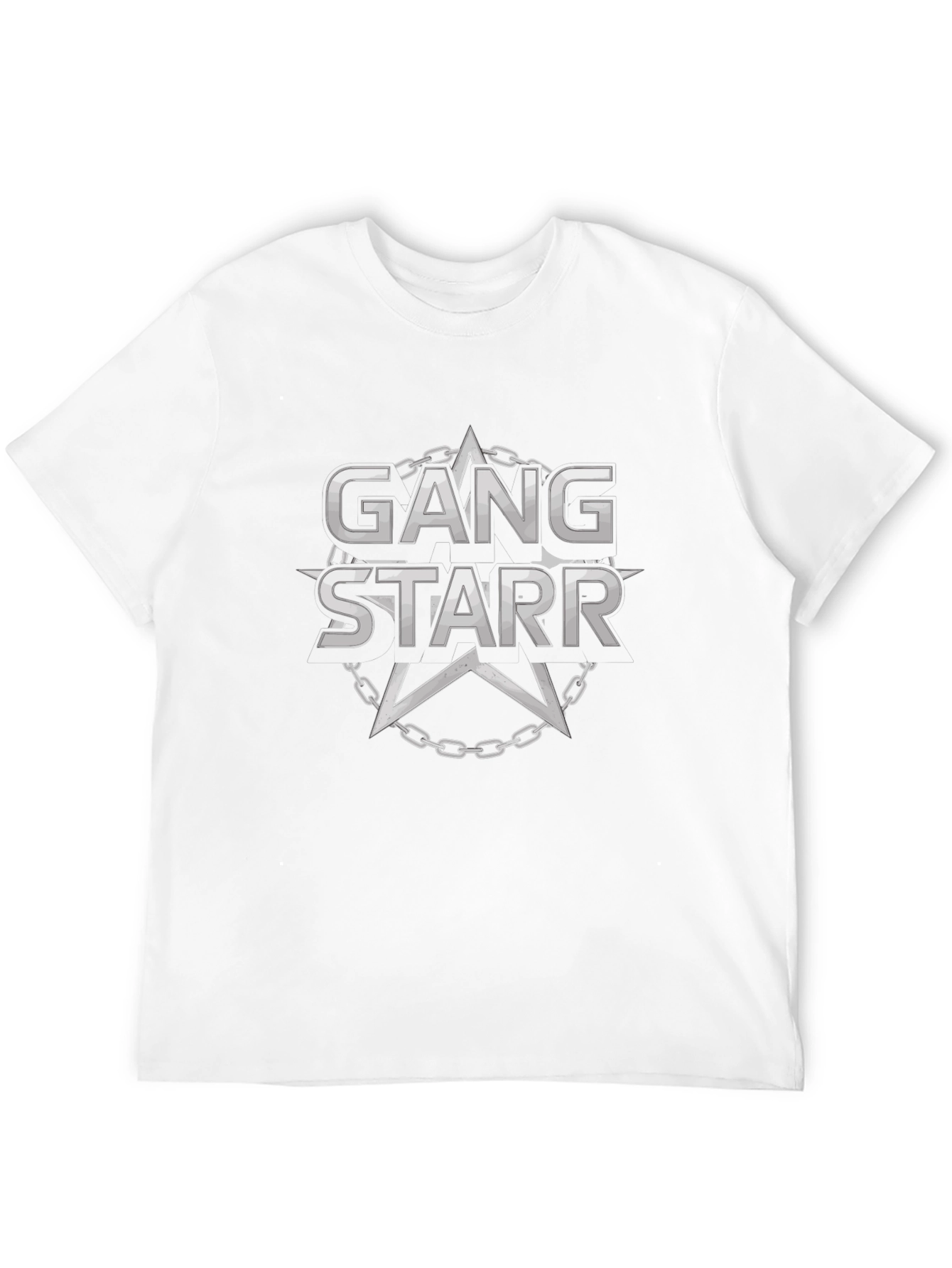 Black Gang Starr Logo Black T-Shirt view 12