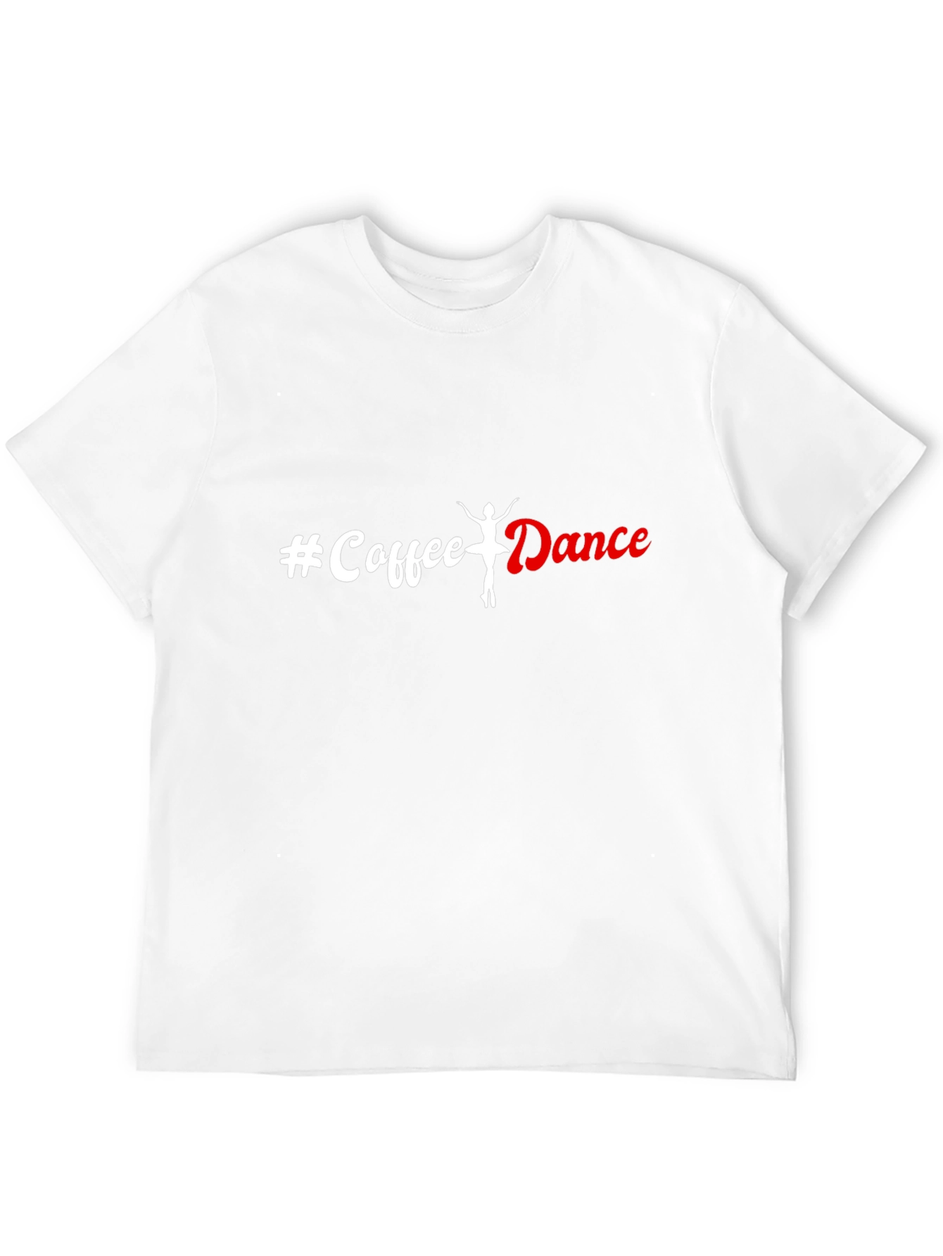 Black Coffee Dance Graphic Tee - Black Cotton Casual view 12