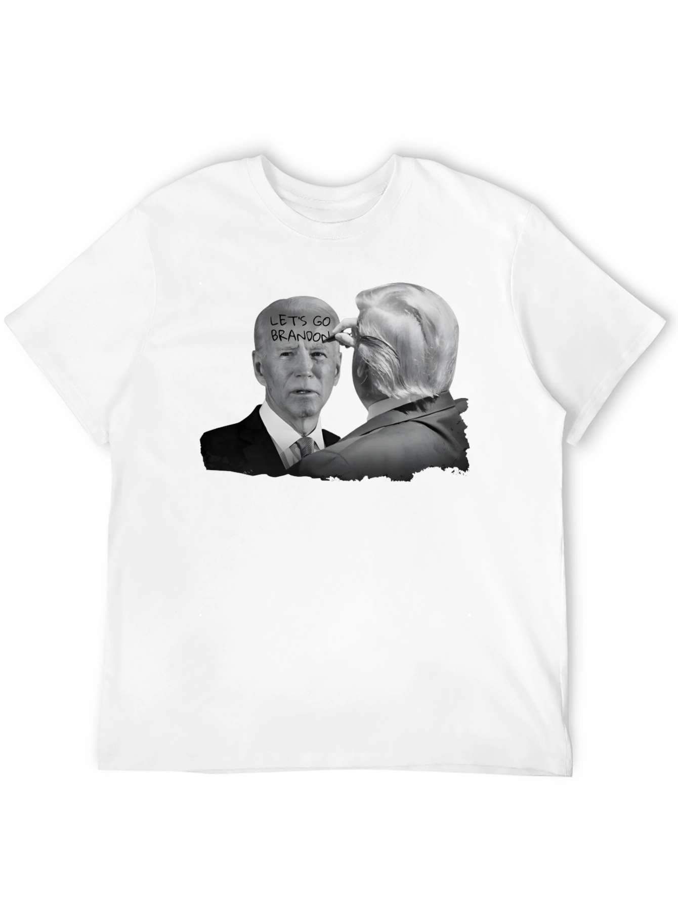 Black Let's Go Brandon T-Shirt Political Humor view 12