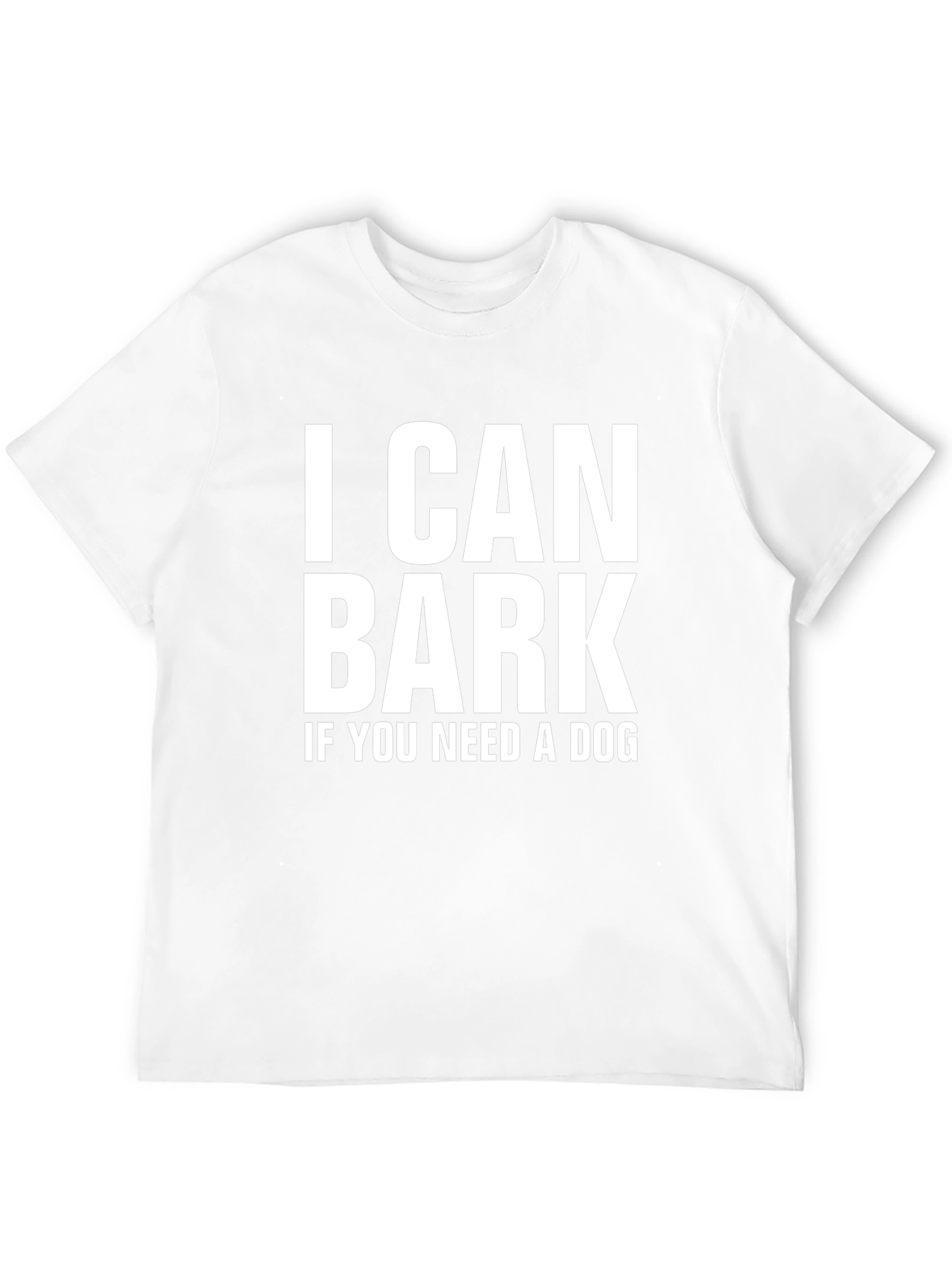 Black I Can Bark Funny Graphic Tee view 12
