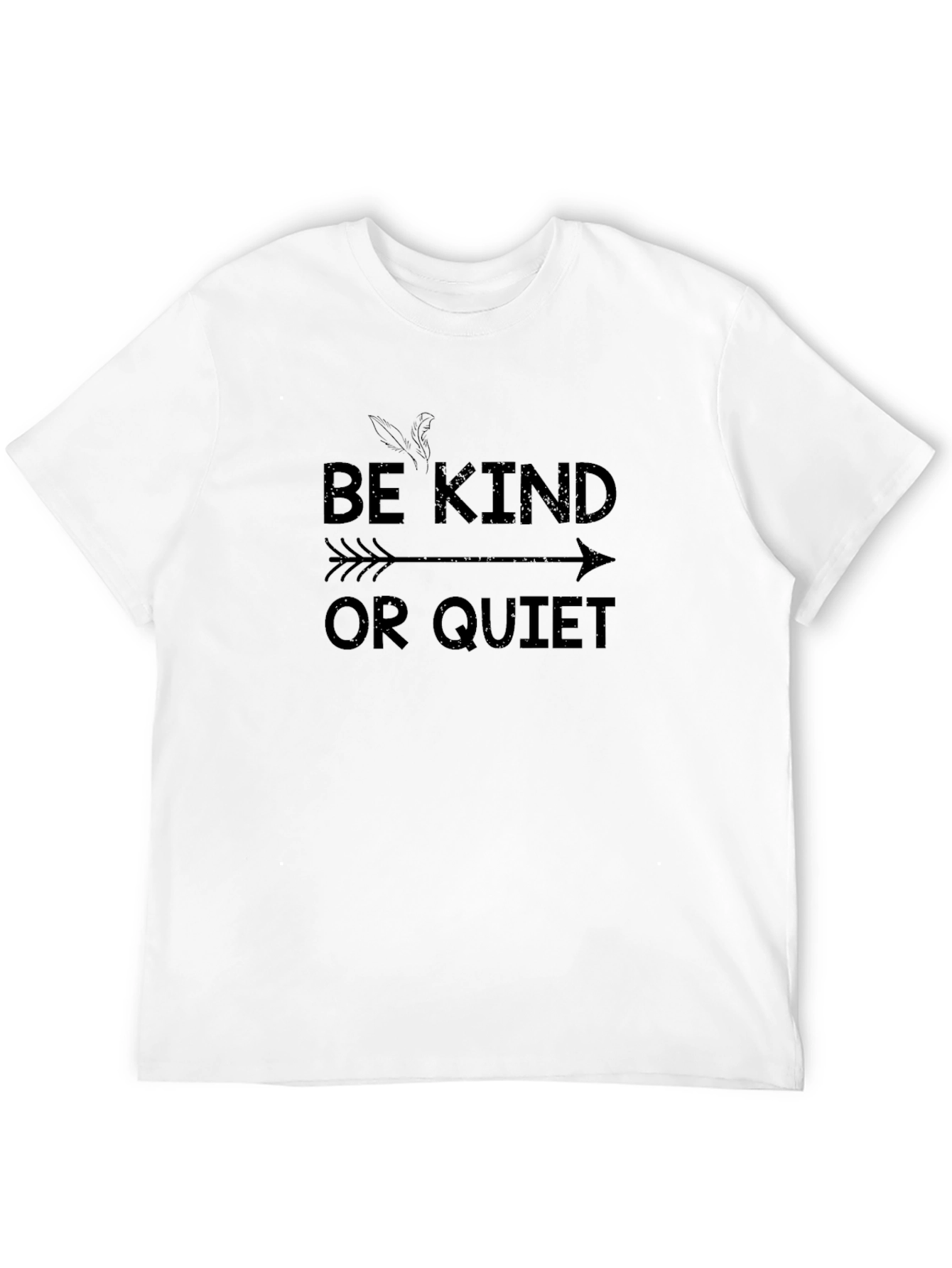 Black Be Kind or Quiet Graphic Tee - Unisex Comfort view 12