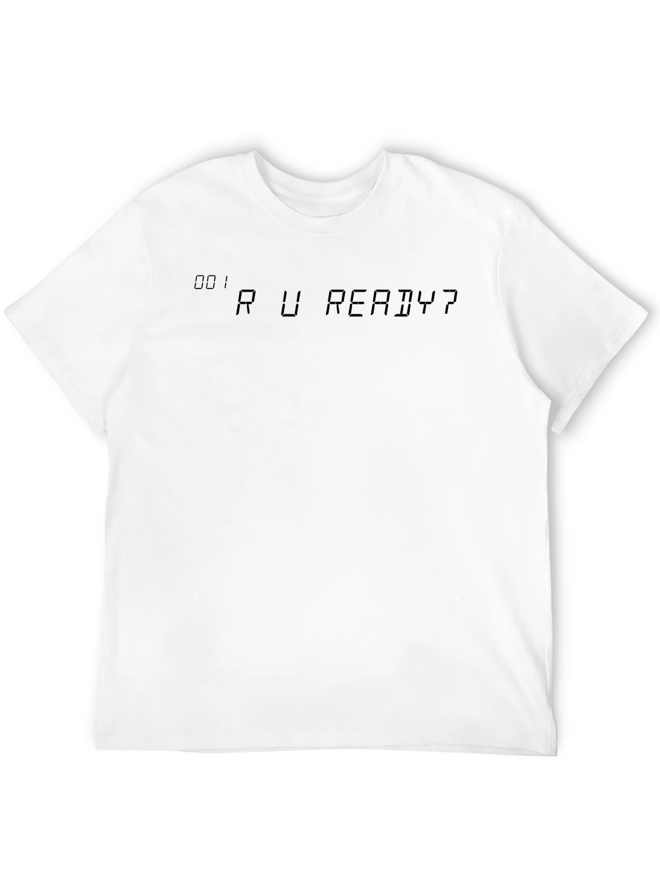 Black R U Ready? Black Graphic Tee view 12