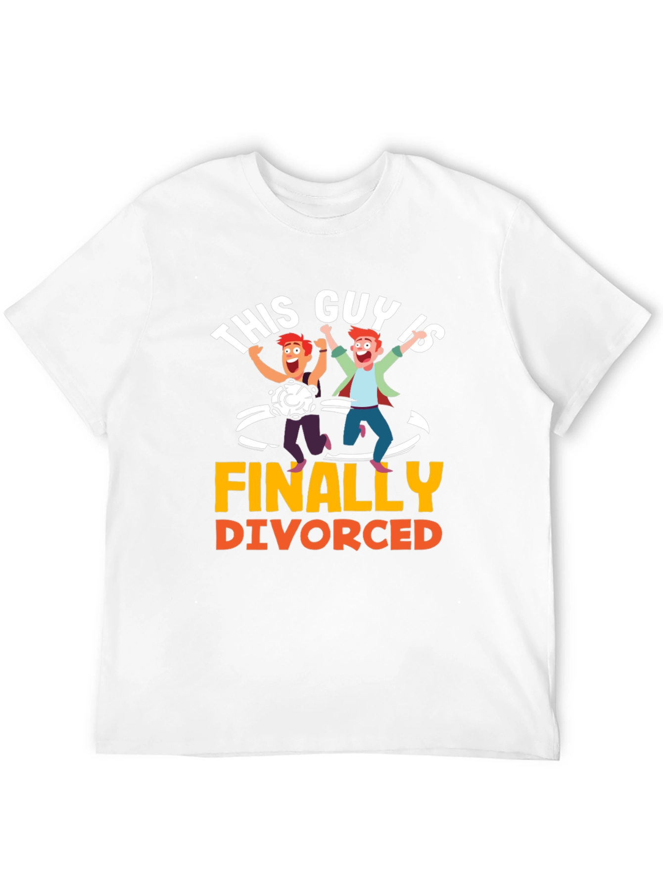 Black Finally Divorced T-Shirt view 12