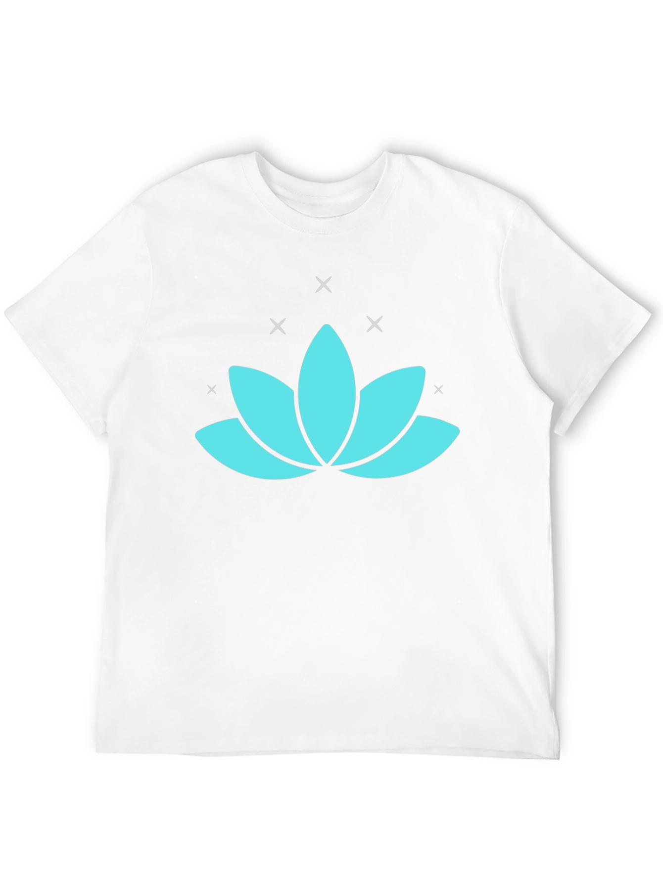 Black Lotus Flower Graphic Tee - Black view 12