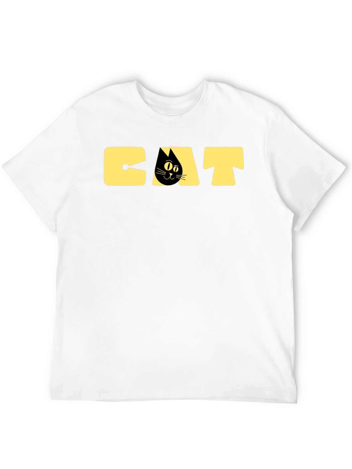 Black Cat Graphic Tee - Men's Black T-Shirt view 12