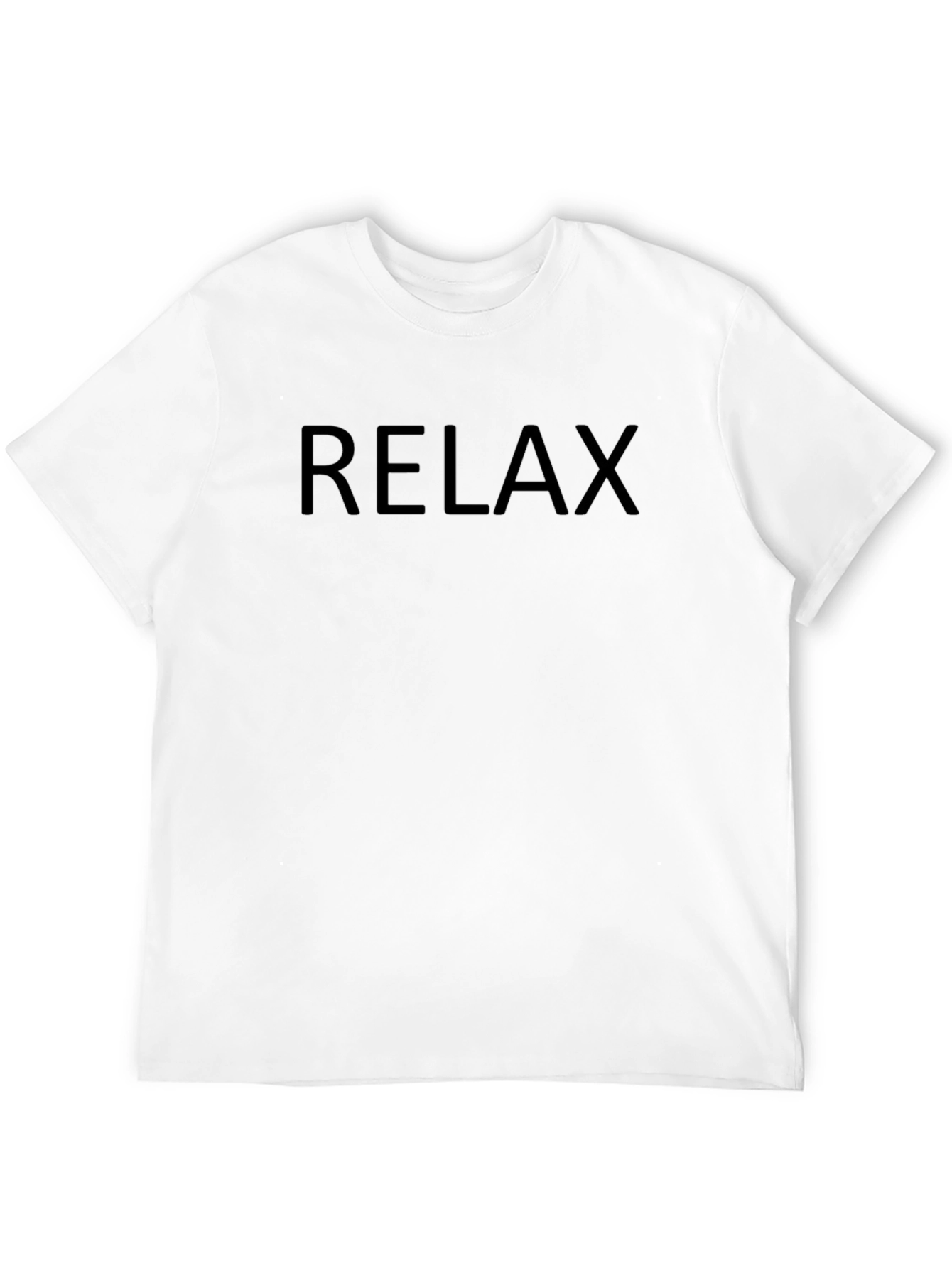 Black Relax Men's Black T-Shirt - Comfortable & Stylish view 12