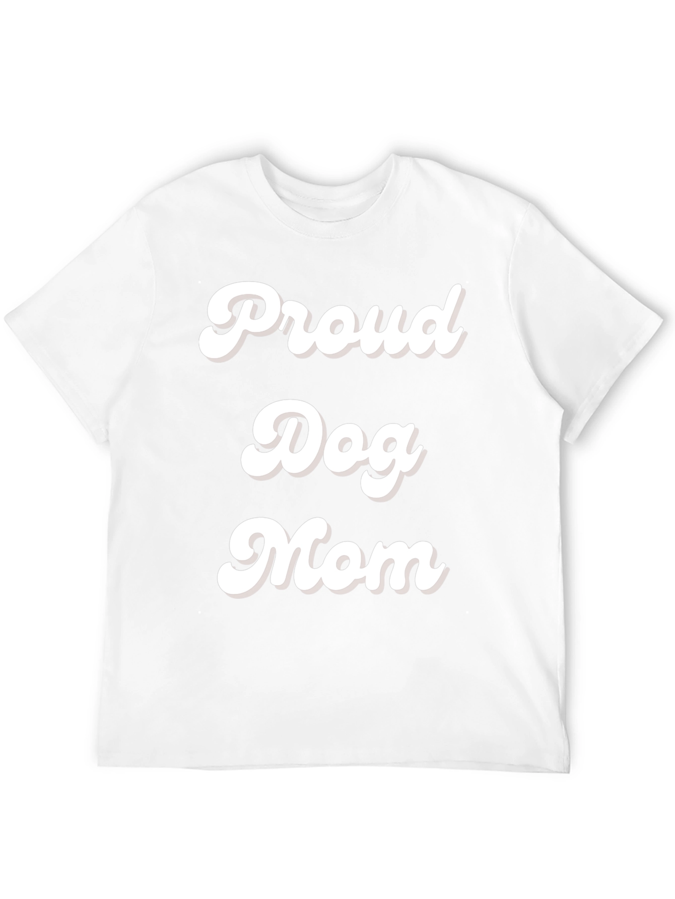 Black Proud Dog Mom Black T-Shirt view 12
