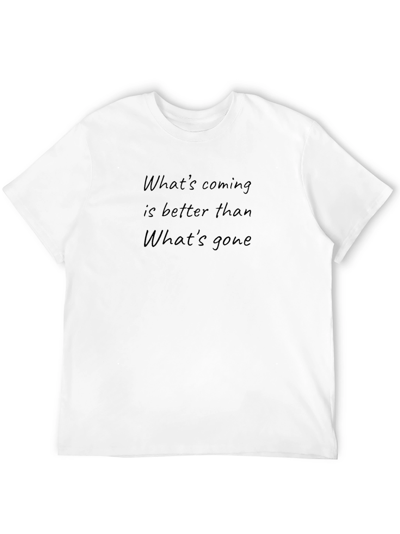 Black Inspirational Graphic Tee - Better Days Ahead view 12