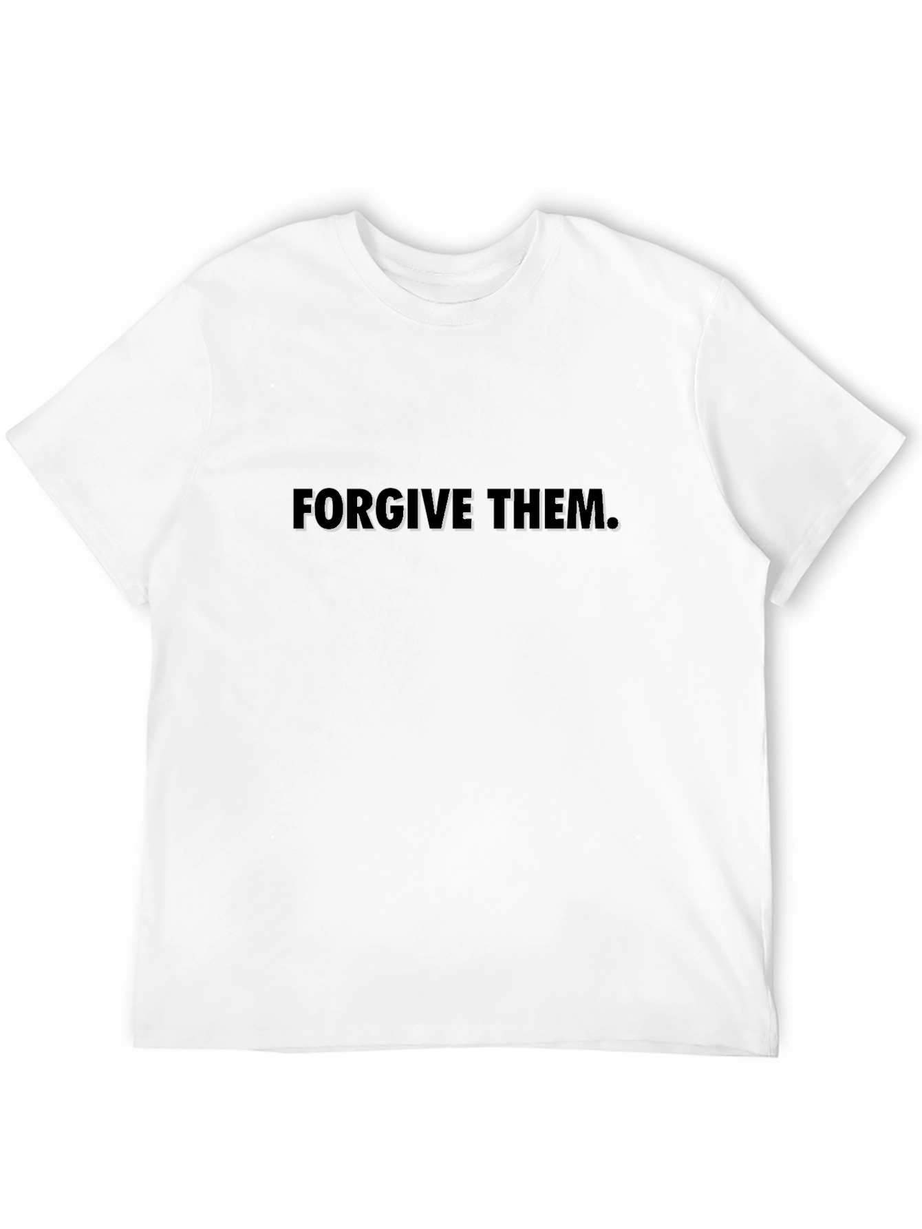 Black Forgive Them Black Graphic T-Shirt view 12