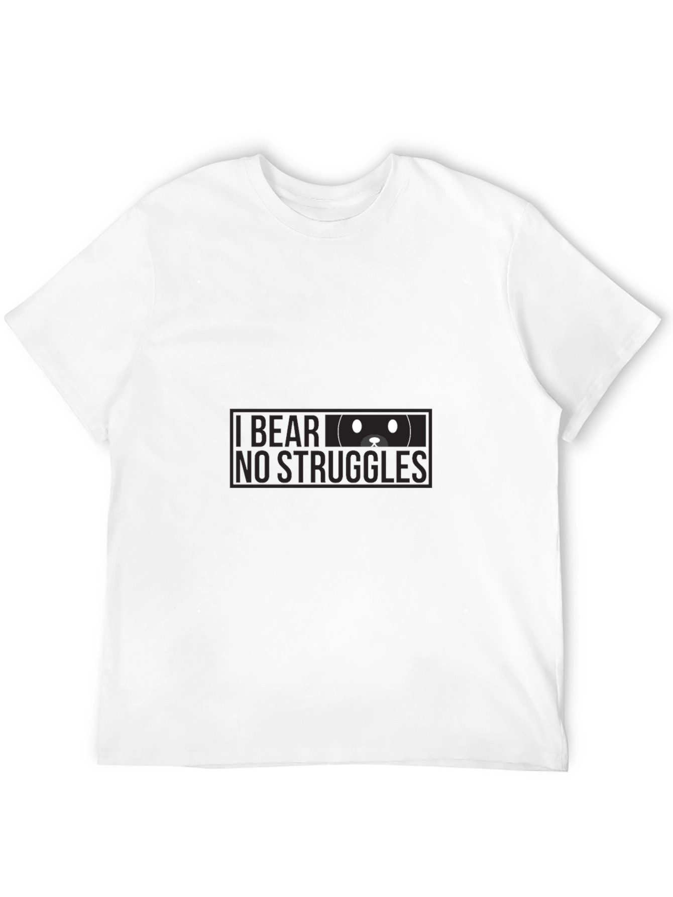 Black I Bear No Struggles Graphic Tee - Black T-Shirt view 12