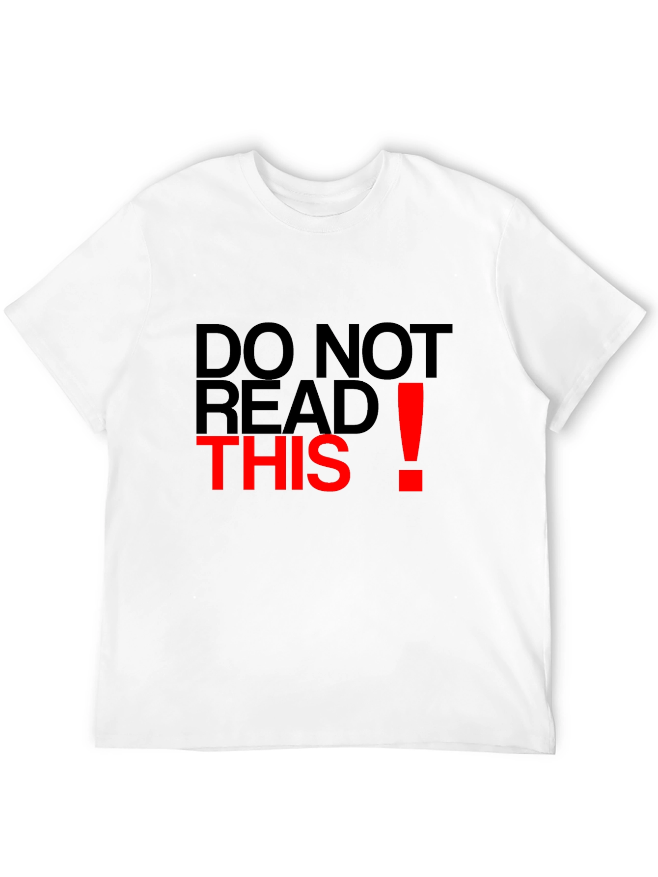 Black Do Not Read This Graphic Tee view 12